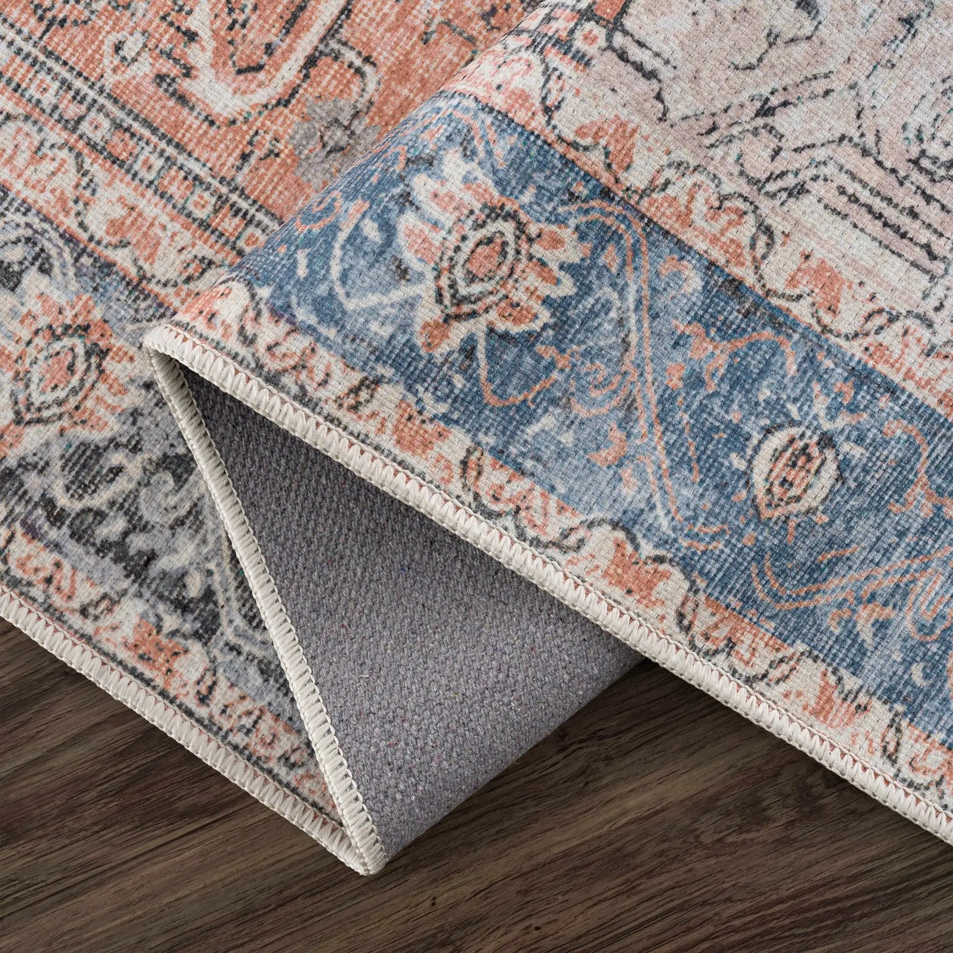Rosman Distressed Washable Rug from PriceLows™