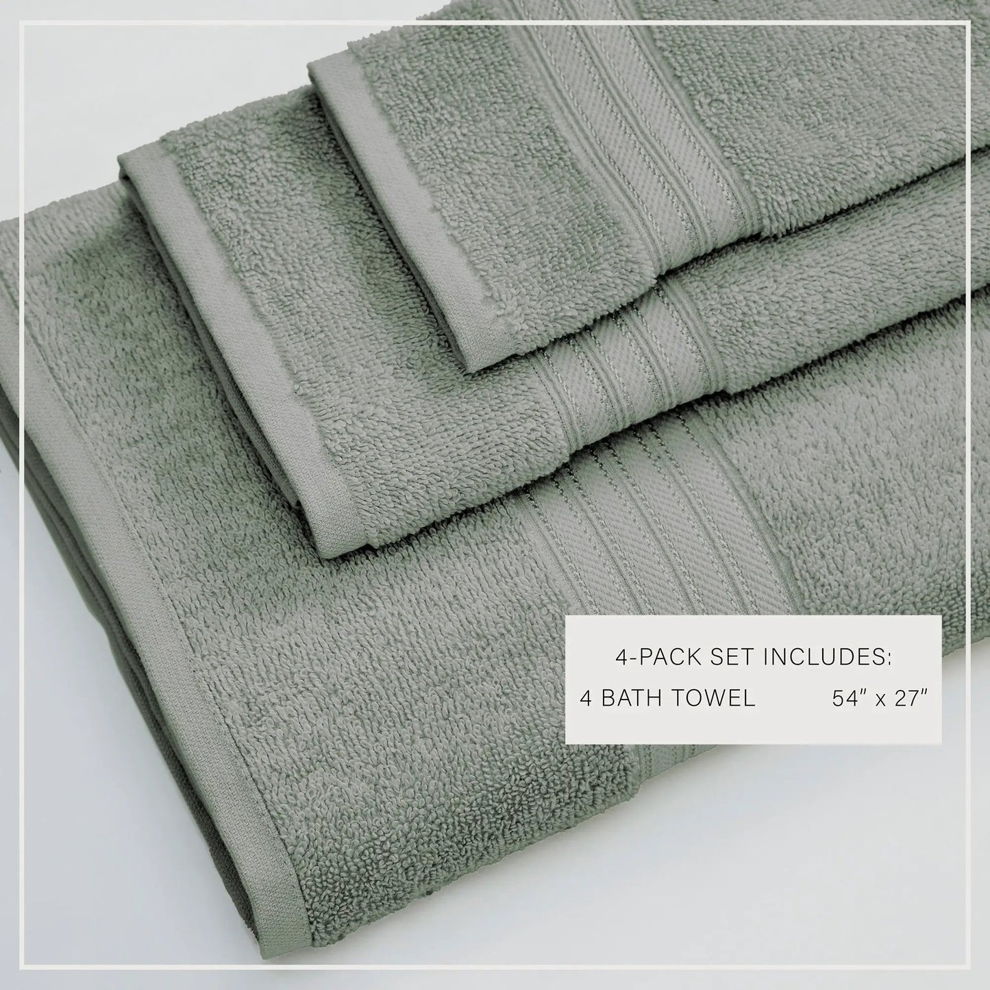 Cotton Terry Bath Towel Set - Cooper Collection from PriceLows™