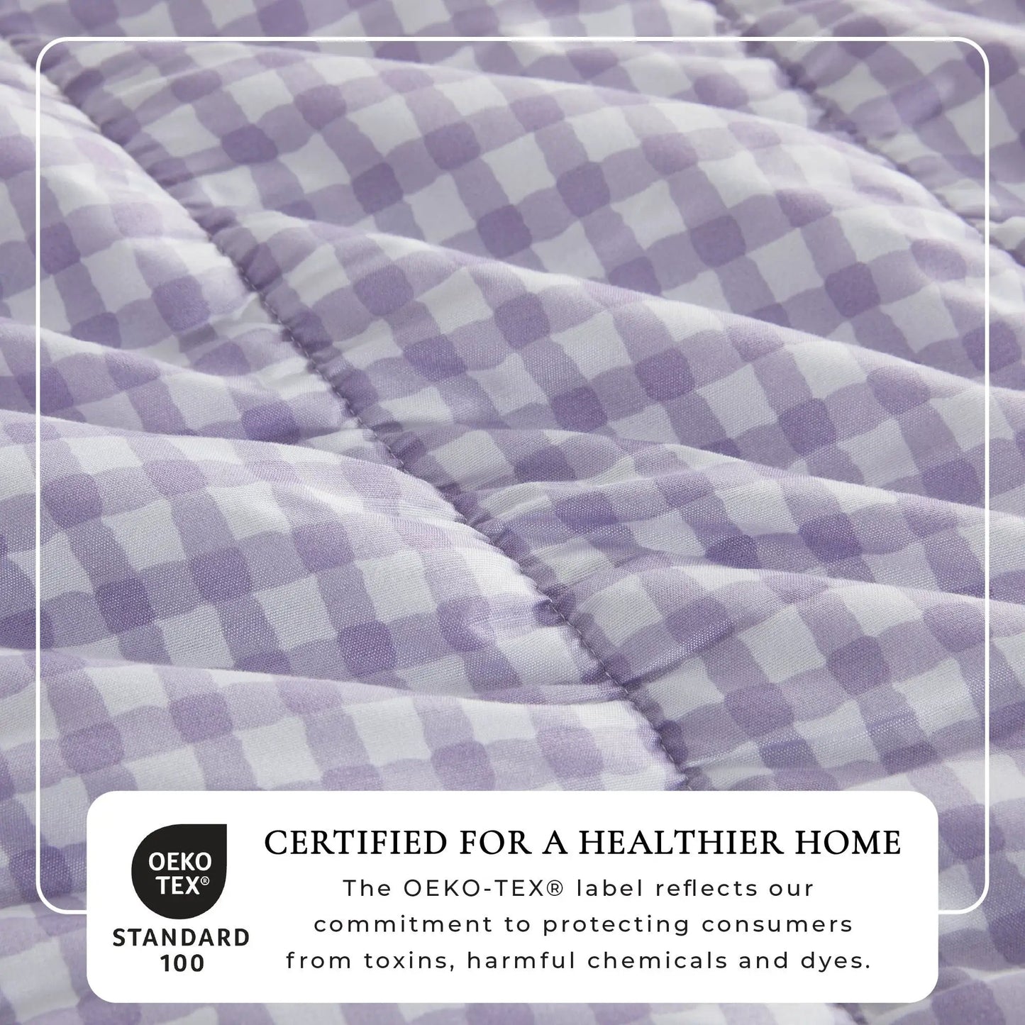 Gingham Printed Quilt Set - Gingham Collection from PriceLows™