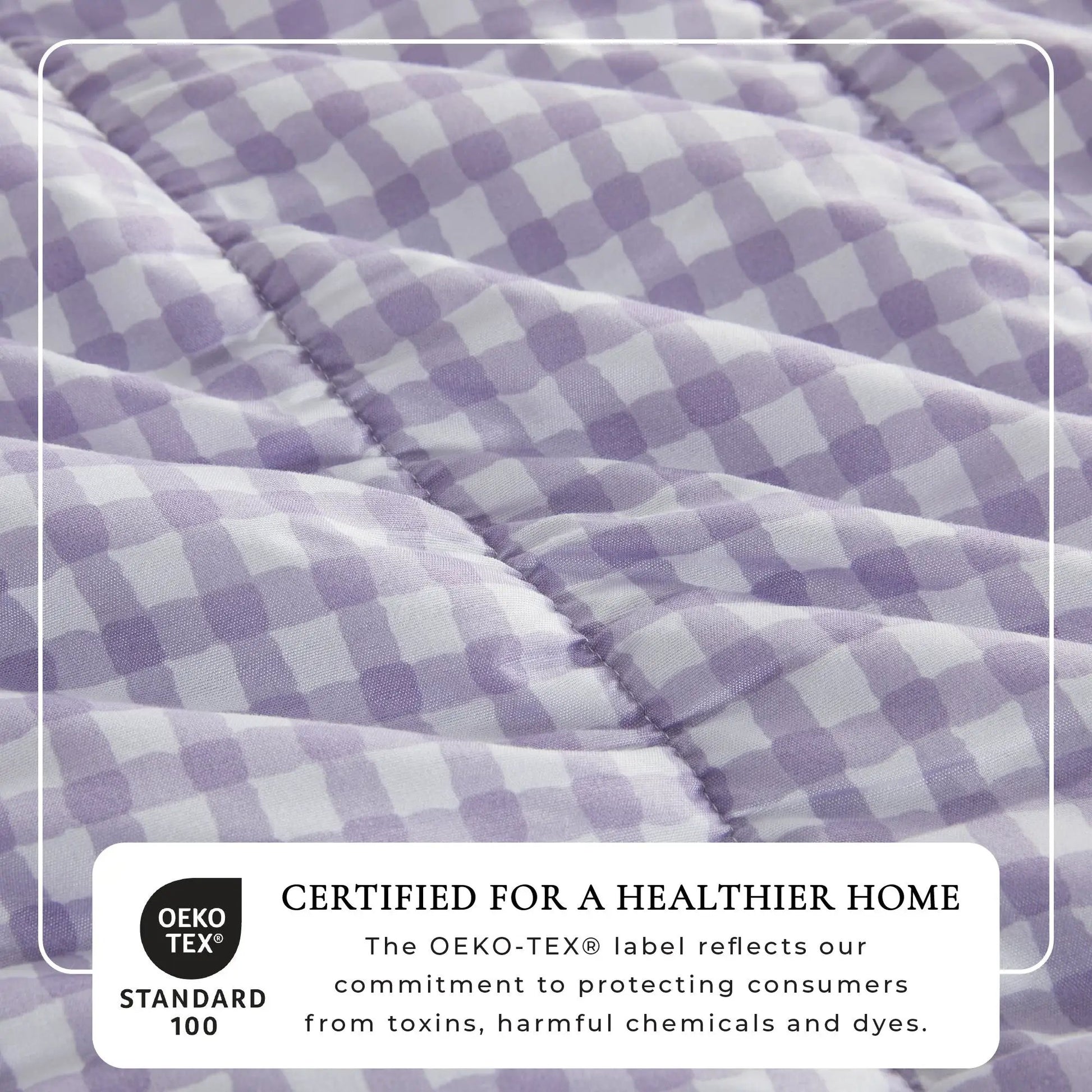 Gingham Printed Quilt Set - Gingham Collection from PriceLows™