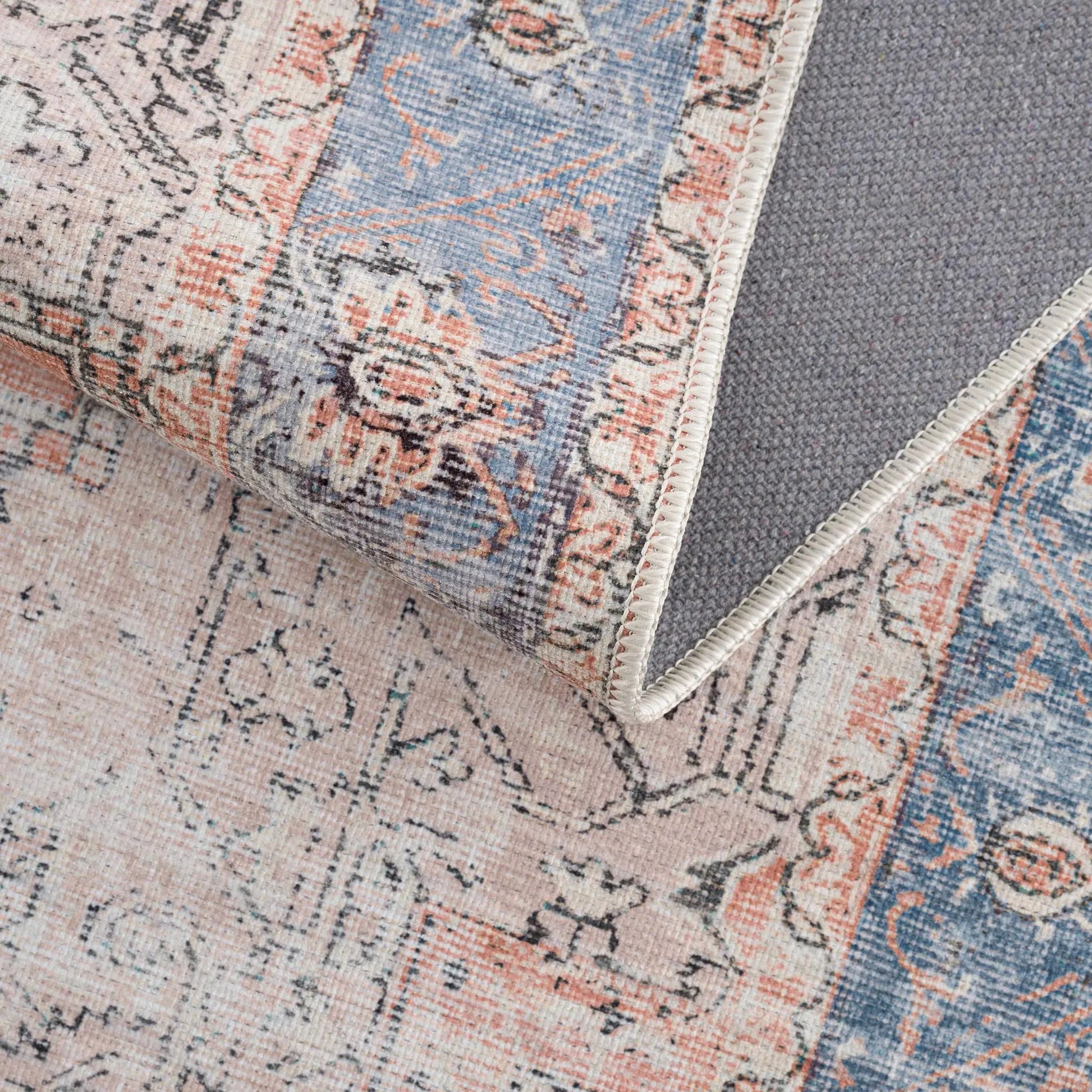 Rosman Distressed Washable Rug from PriceLows™