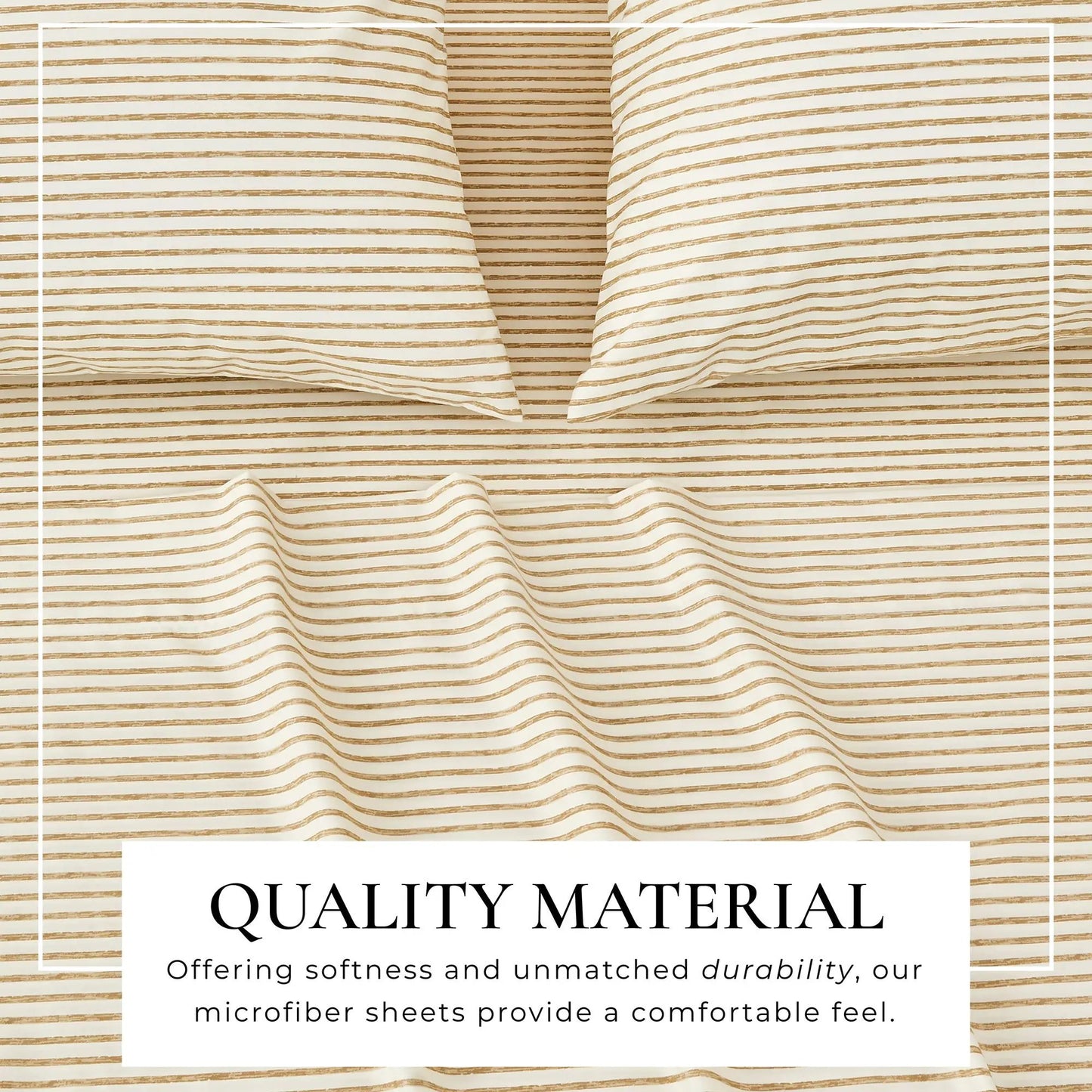 Striped Sheet Set - Evette Collection from PriceLows™
