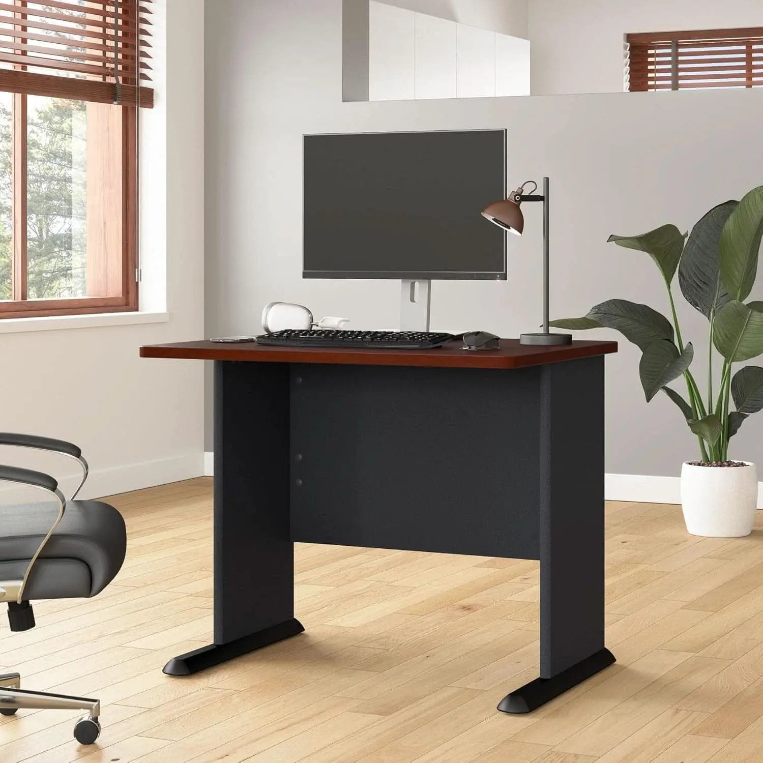 Series A 36W Desk Hansen Cherry Galaxy Home Office from PriceLows™