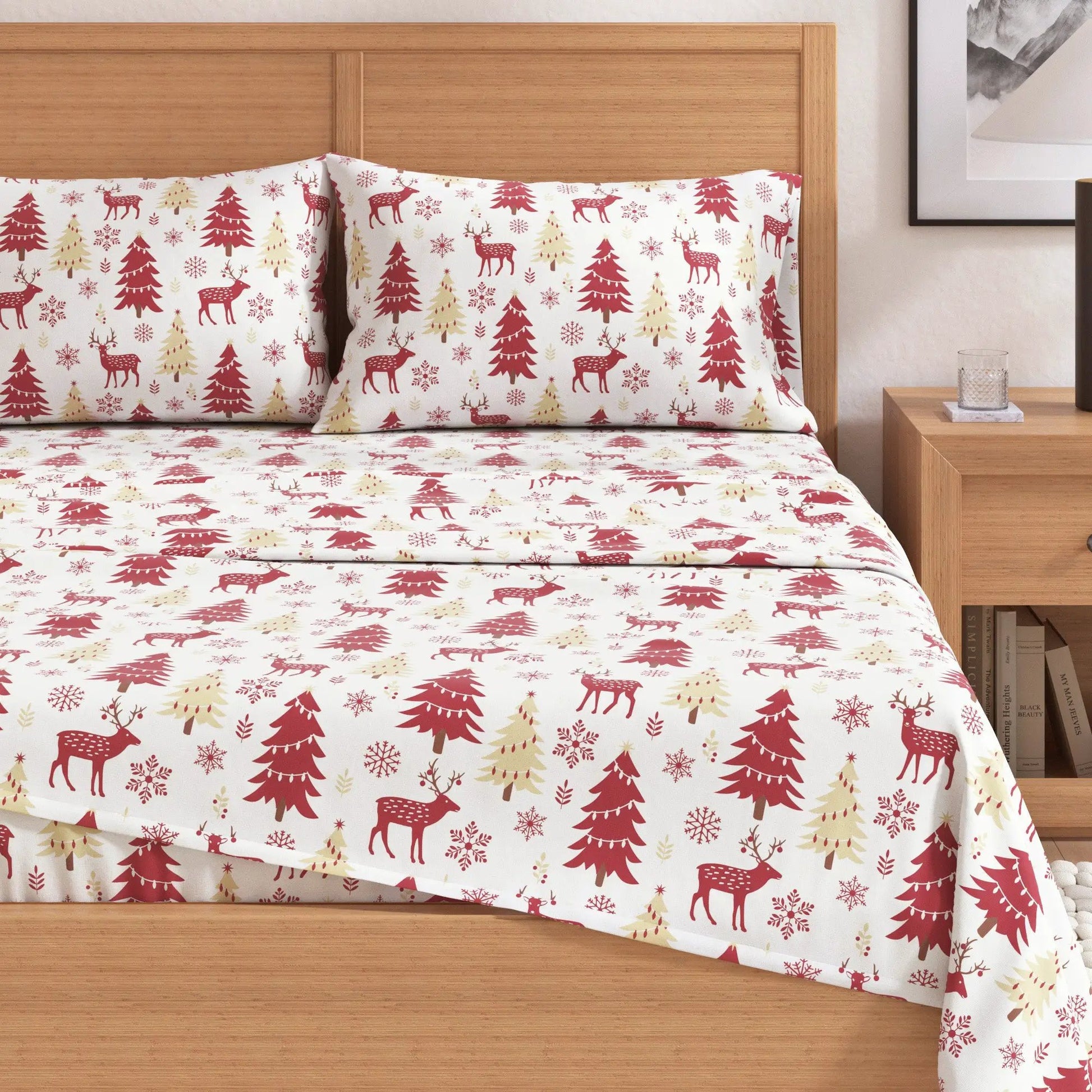 100% Turkish Cotton Flannel Sheet Sets - Boulder Collection from PriceLows™