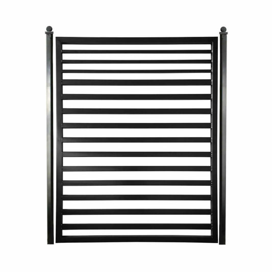5FT Heavy-Duty Sofia Powder-Coated Galvanized Steel Pedestrian Gate | 5 ft | Steel | Driveway Gate
