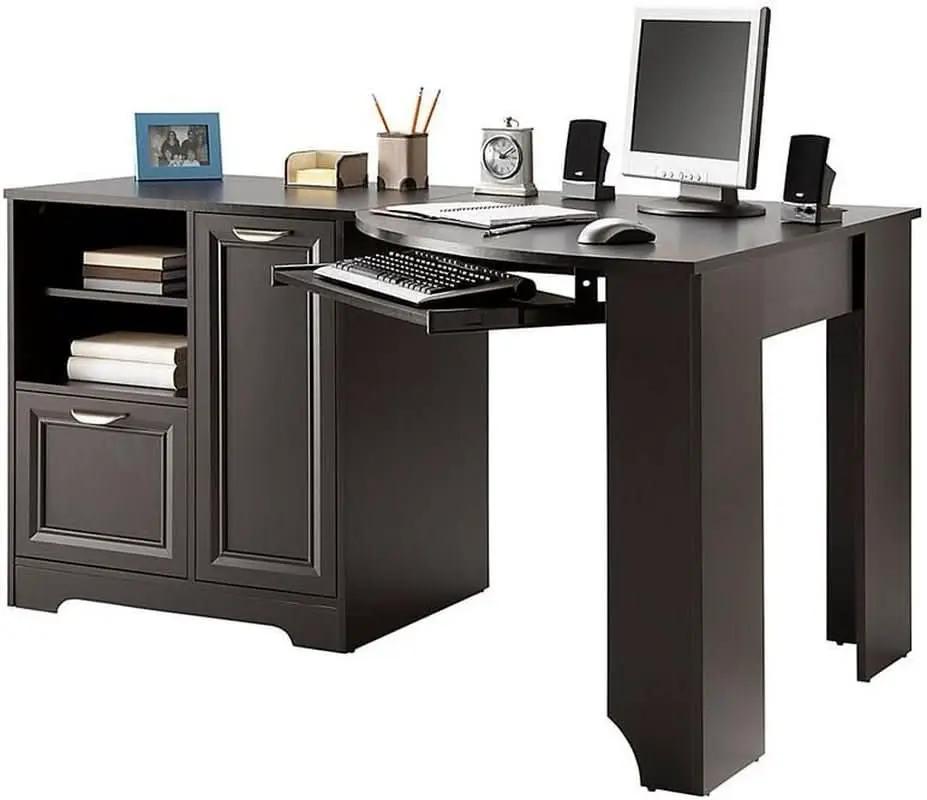 Spacious Corner Computer Desk with Storage and Organization from PriceLows™