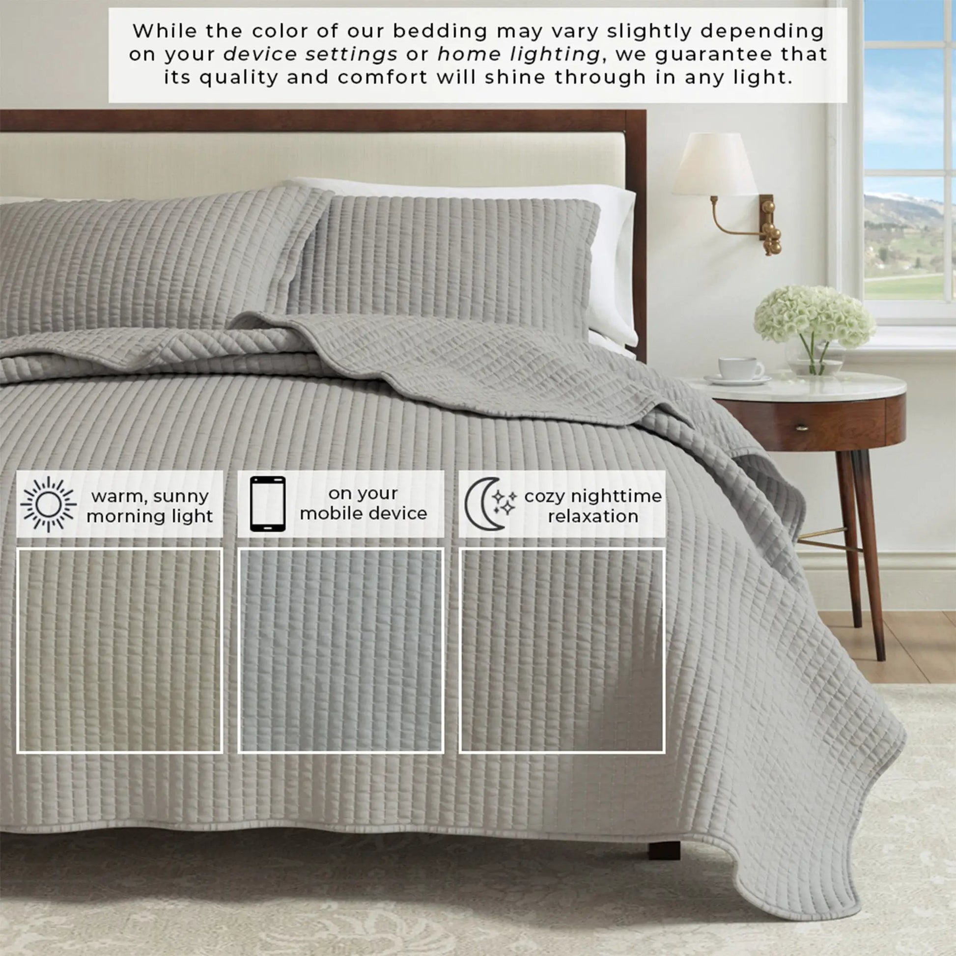 Solid Quilt - Alicia Collection from PriceLows™