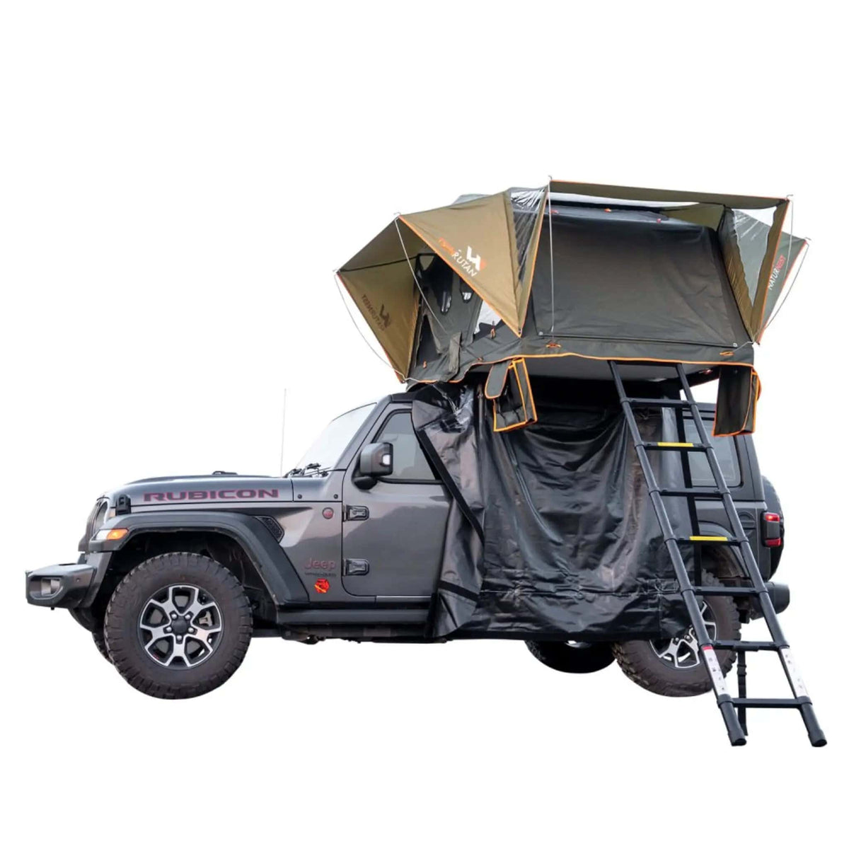 Naturnest Andromeda Green Soft Shell Rooftop Tent With Large Panoramic Skylight | Home Use | Everyday Use | Home