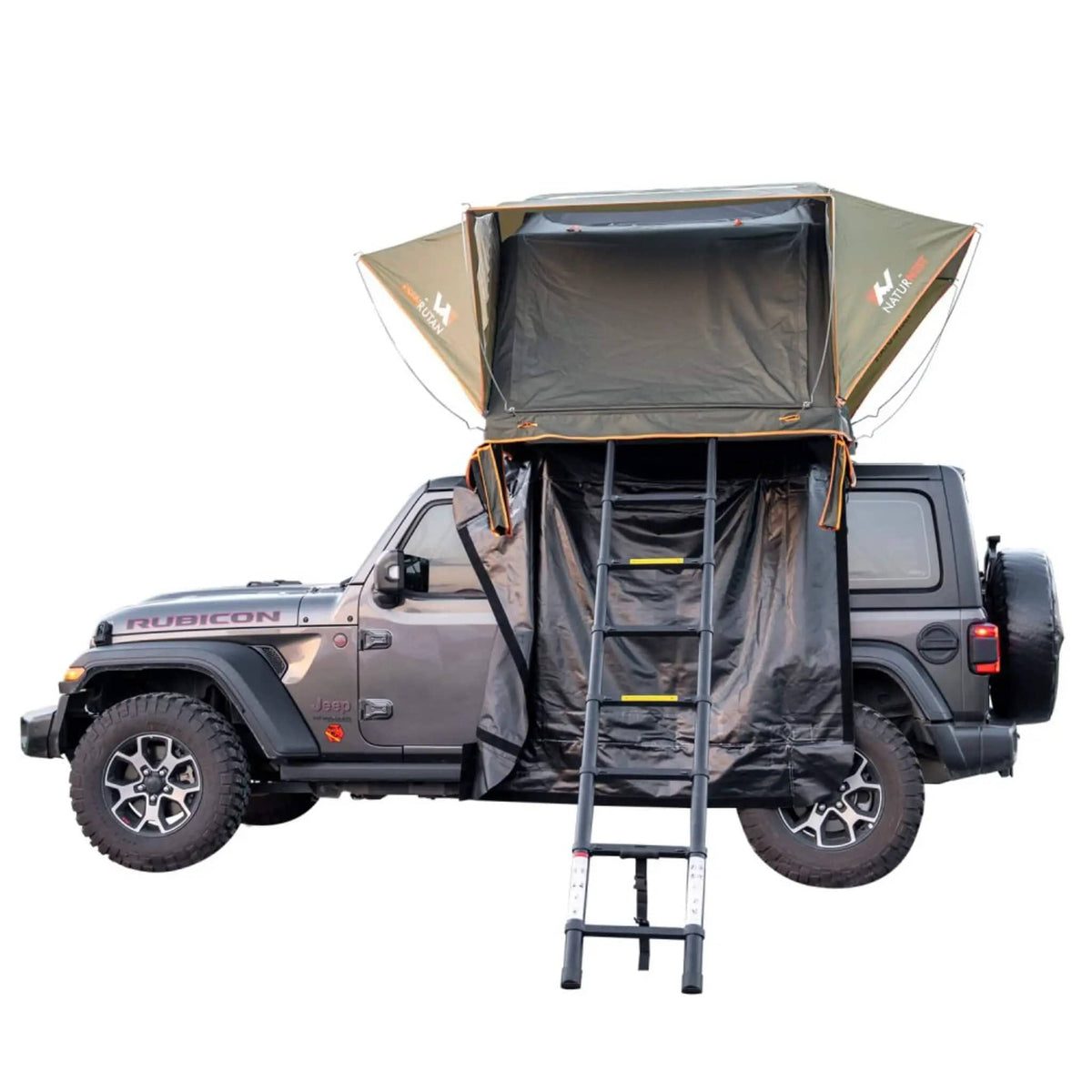 Naturnest Andromeda Green Soft Shell Rooftop Tent With Large Panoramic Skylight | Home Use | Everyday Use | Home