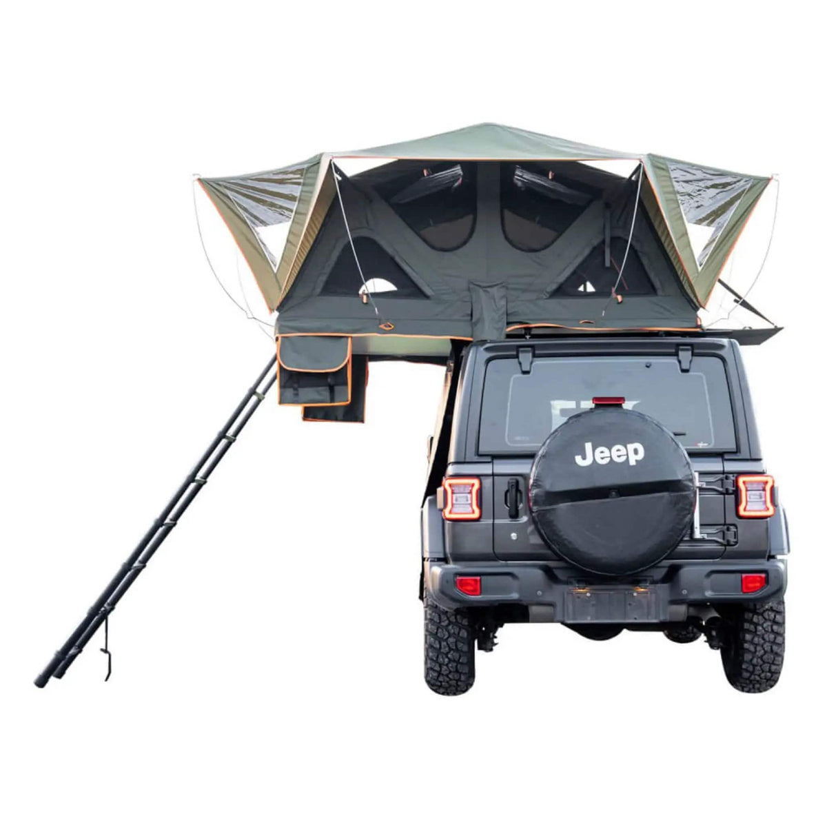 Naturnest Andromeda Green Soft Shell Rooftop Tent With Large Panoramic Skylight | Home Use | Everyday Use | Home