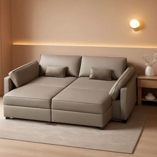 Stylish Modular Sectional Sofa with Reversible Chaise from PriceLows™