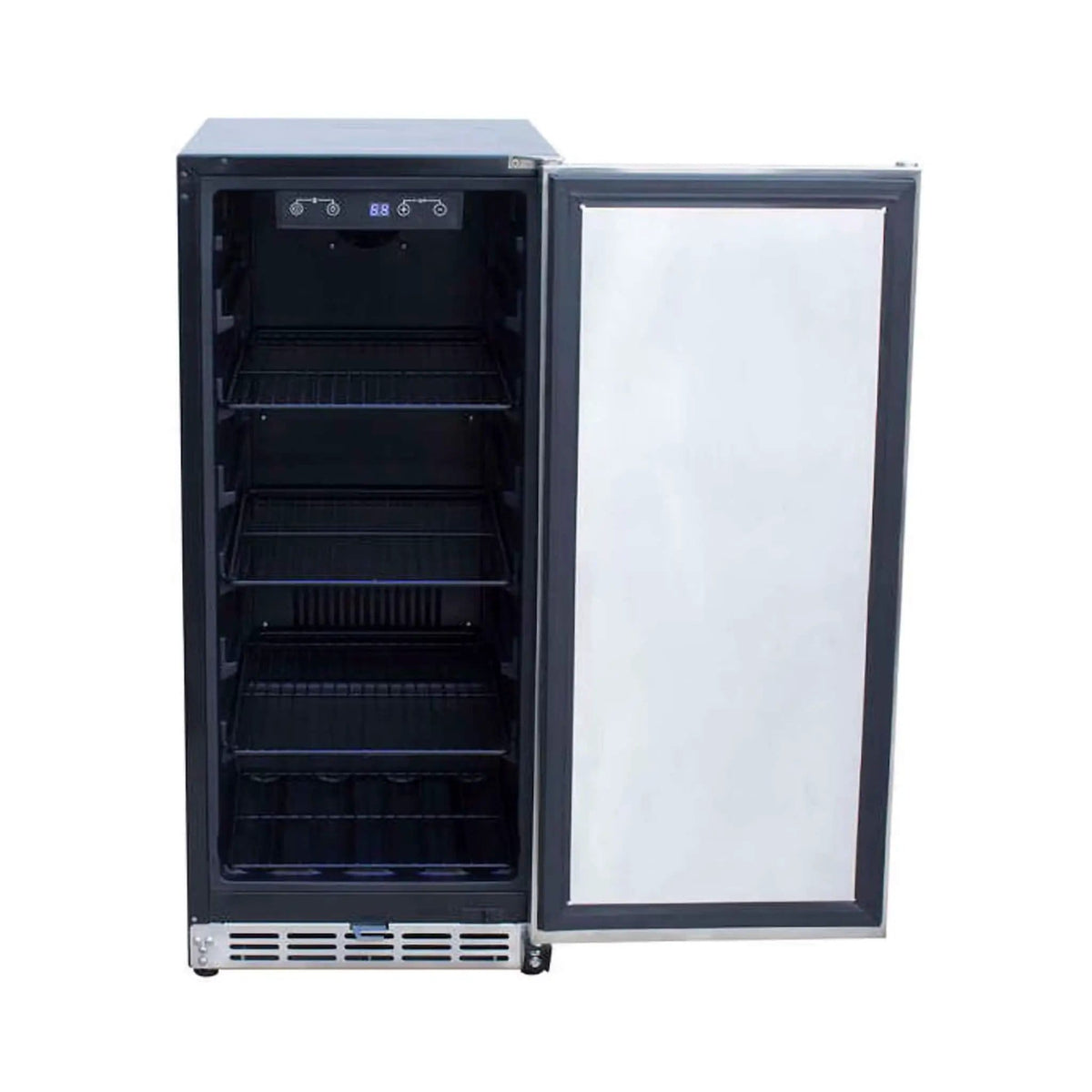Summerset 15-Inch Outdoor Rated Fridge | 15 Inch | Stainless Steel | Wine Fridge