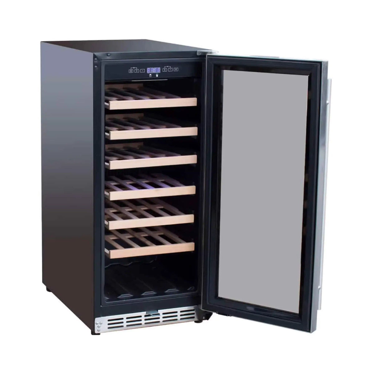Summerset 15-Inch Outdoor Rated Wine Cooler | 15 Inch | Glass | Wine Fridge