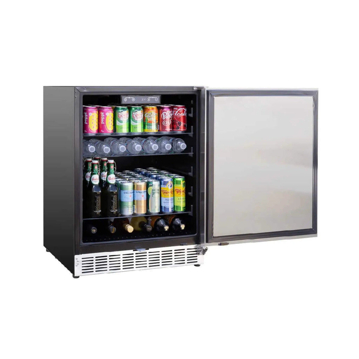 Summerset 24-Inch Outdoor Rated Refrigerator With Anti Vibration System | 24 Inch | Outdoor Living Use | Outdoor Living