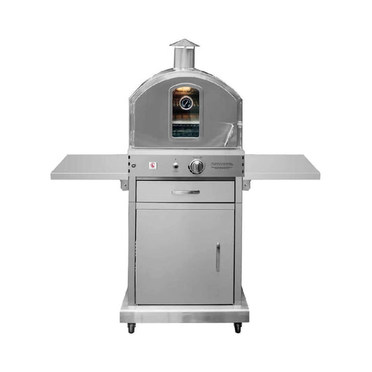 Summerset 60-Inch Outdoor Freestanding Gas Pizza Oven | 60 Inch | Wood | Outdoor Grill