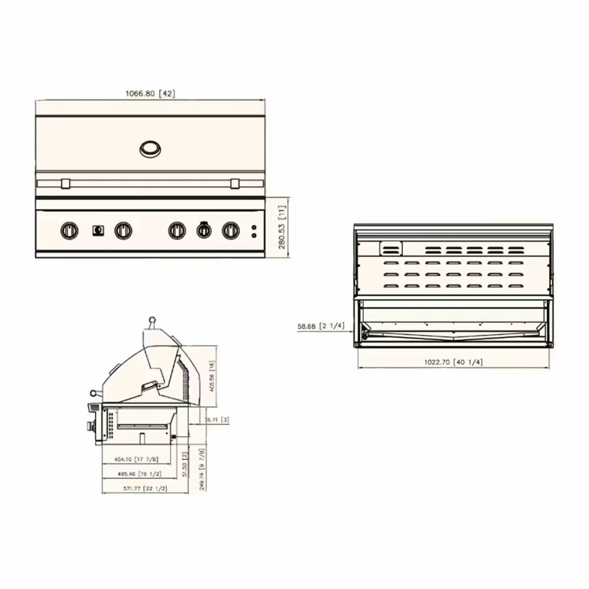 Summerset Quest Grill With Rear Infrared Burner, Rotisserie Kit, & Drop In Griddle | 30 Inch | 000 BTU | Outdoor Grill