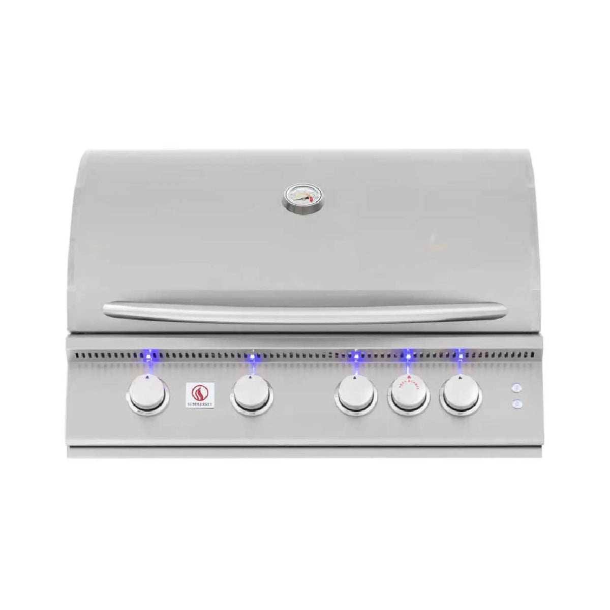 Built-In Gas Grill | Summerset Sizzler Pro | Up To 5 Cast Stainless Steel Burners | 443 Stainless Construction