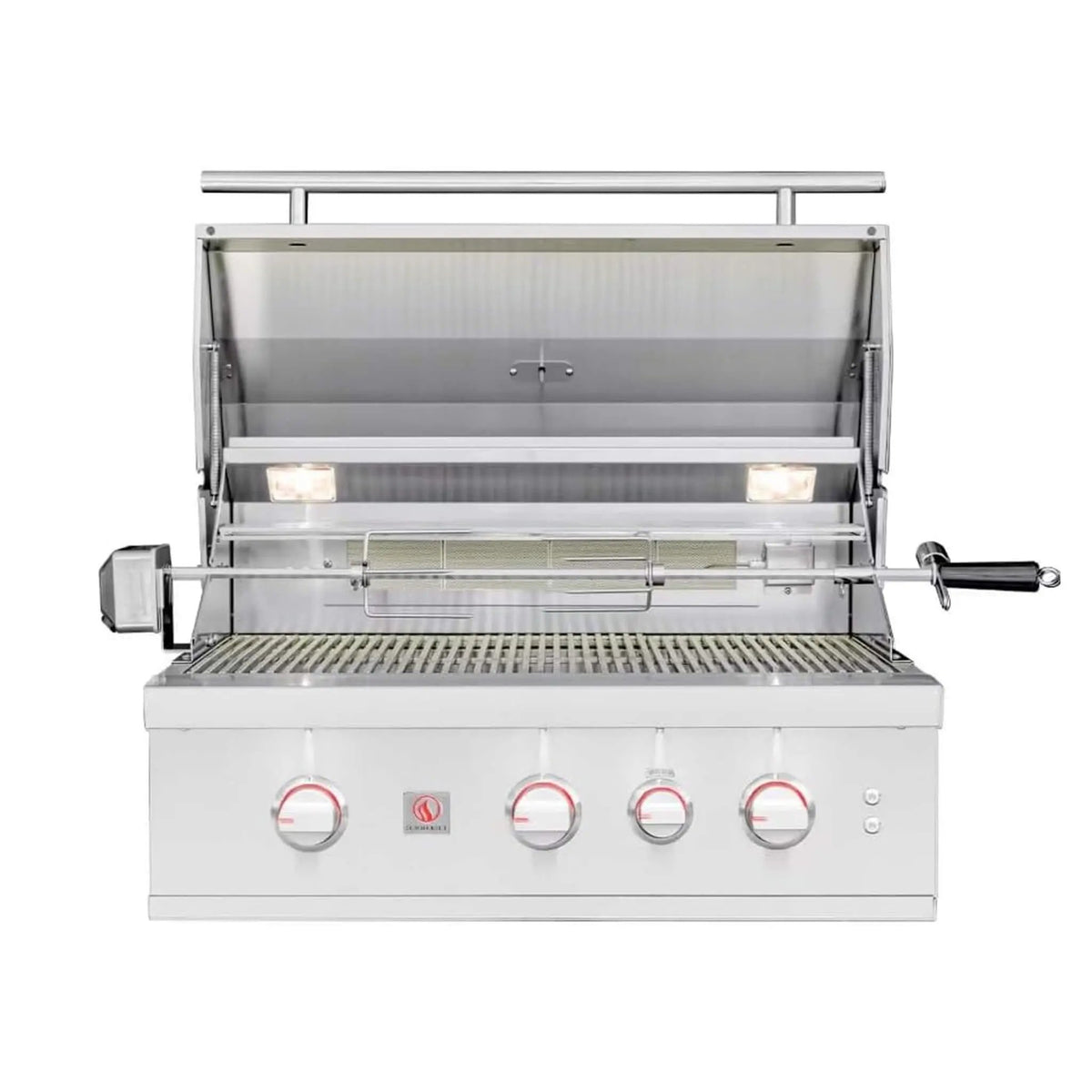 Built-In Gas Grill | Summerset TRL Pro | Rear Infrared Burner And Rotisserie Kit | 304 Stainless Steel