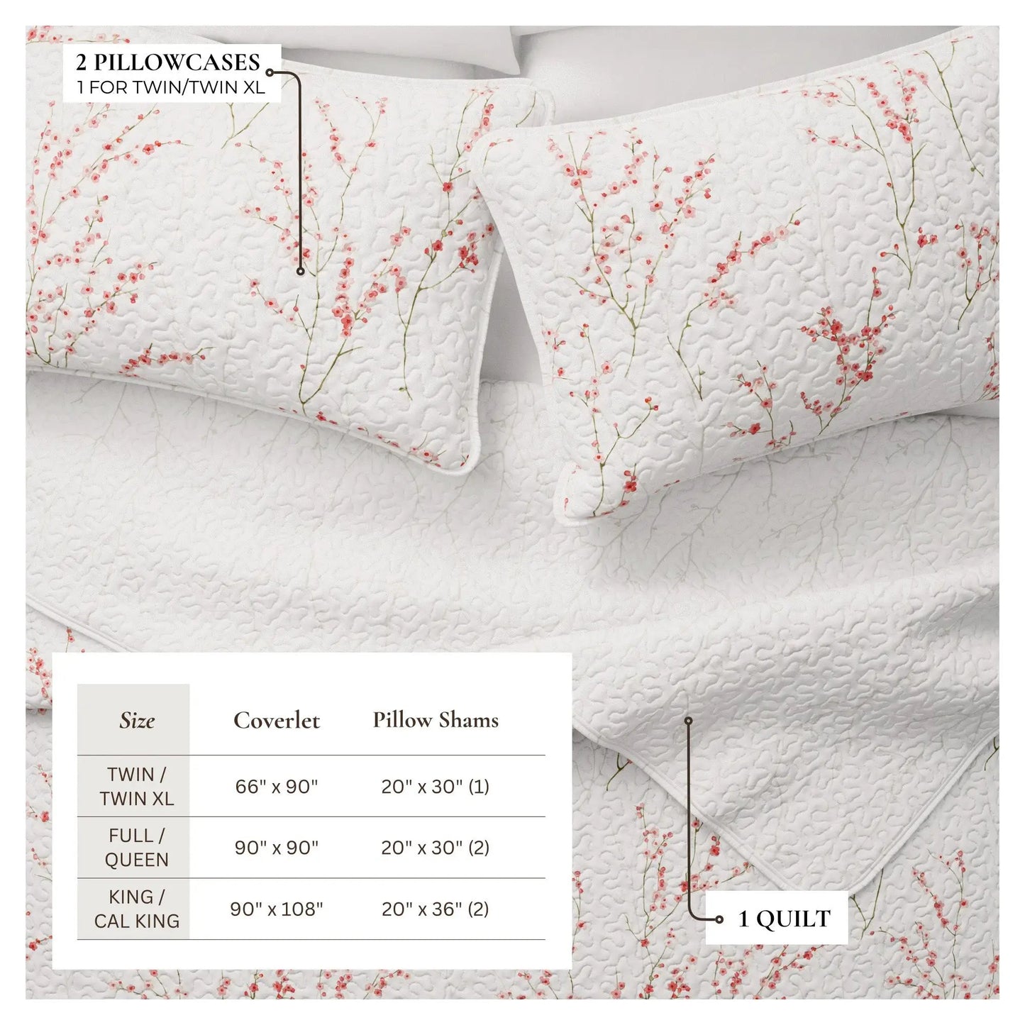 Floral Quilt - Sakura Collection from PriceLows™