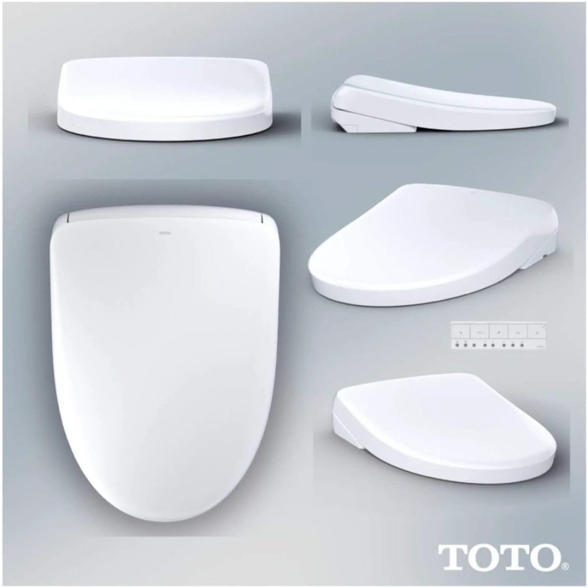 TOTO S7 WASHLET Elongated Bidet Seat | EWater Warm Water | Automatic Air Deodorizer | Classic Or Contemporary Lid