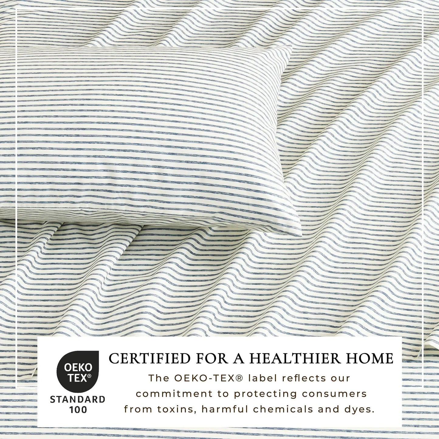 Striped Sheet Set - Evette Collection from PriceLows™