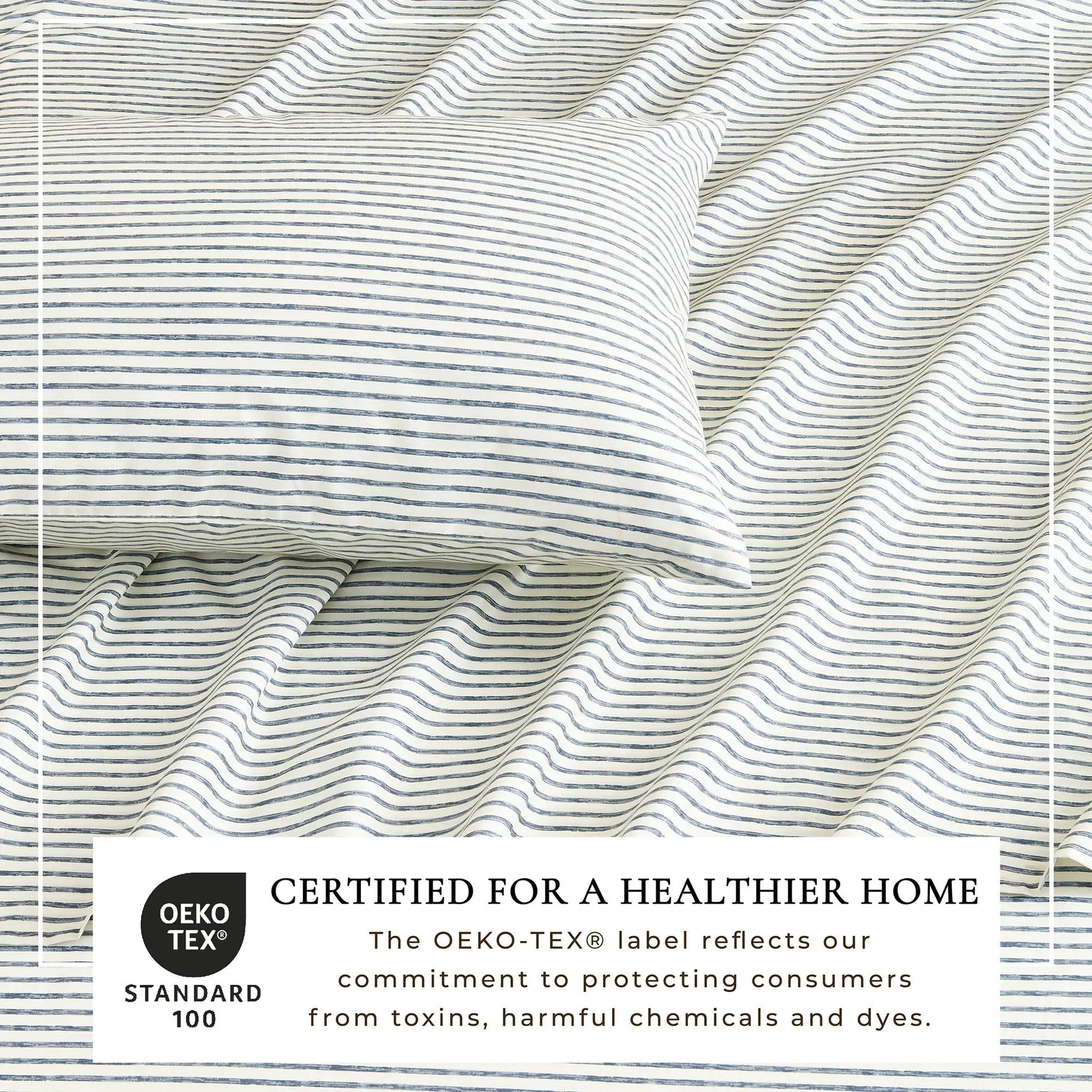 Striped Sheet Set - Evette Collection from PriceLows™