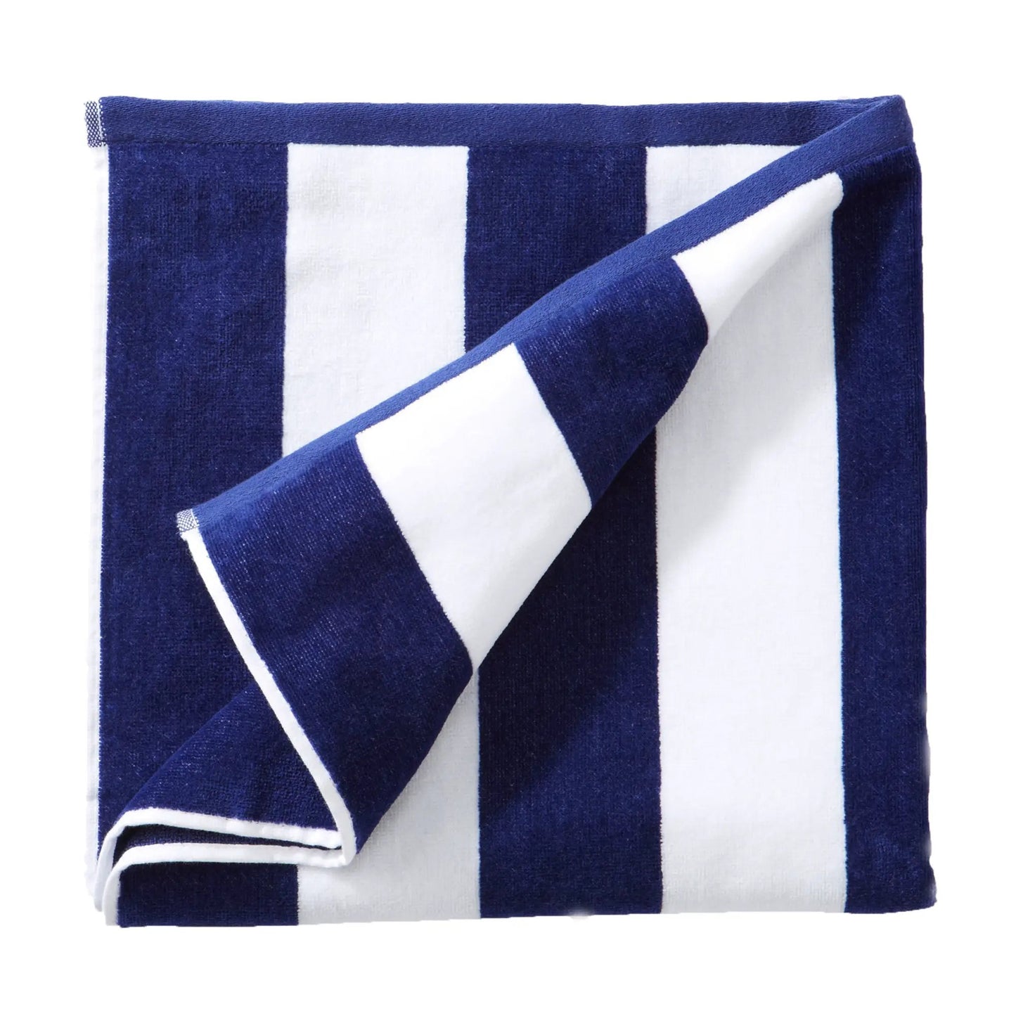 Cotton Velour Cabana Stripe Beach Towel - Novia Collection from PriceLows™