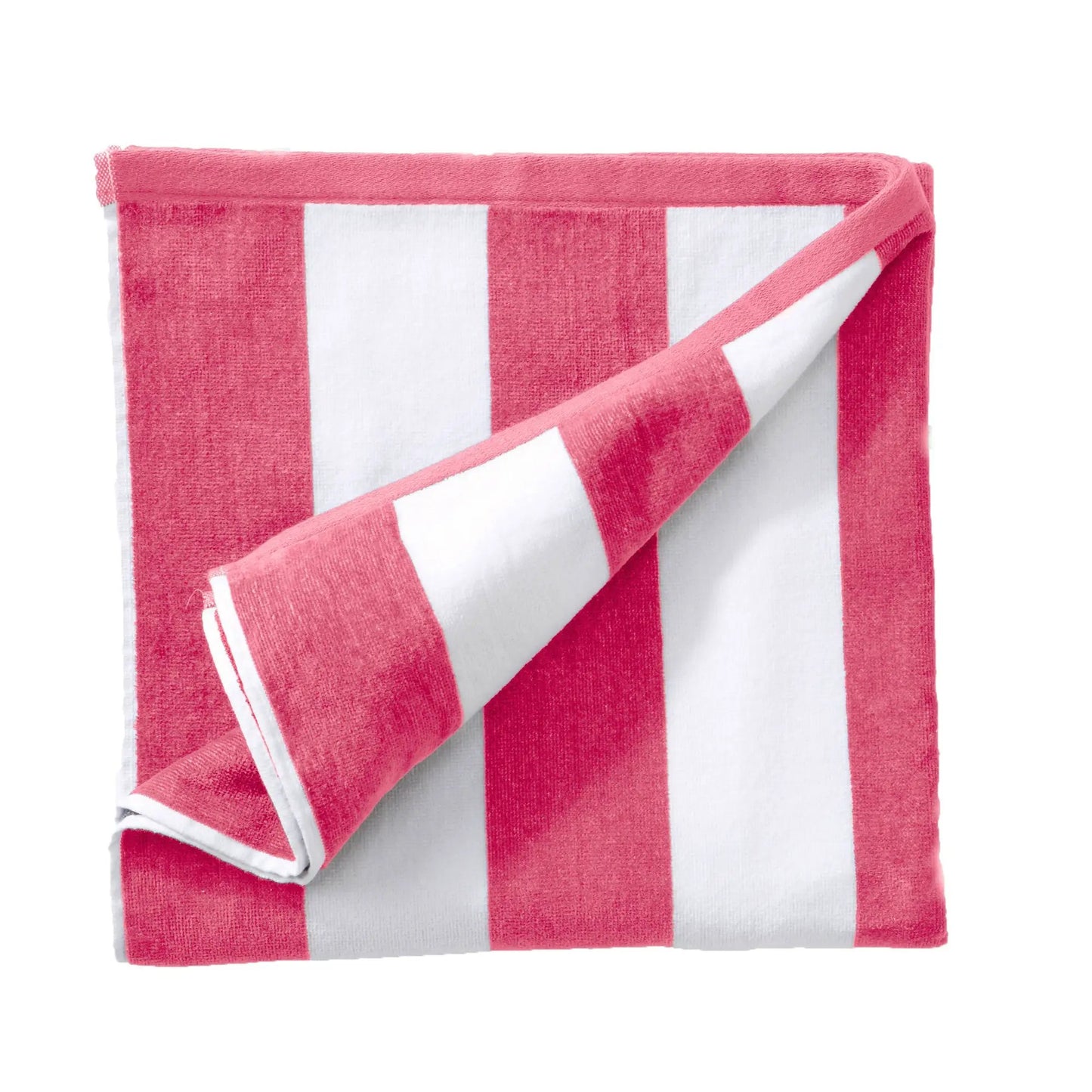 Cotton Velour Cabana Stripe Beach Towel - Novia Collection from PriceLows™