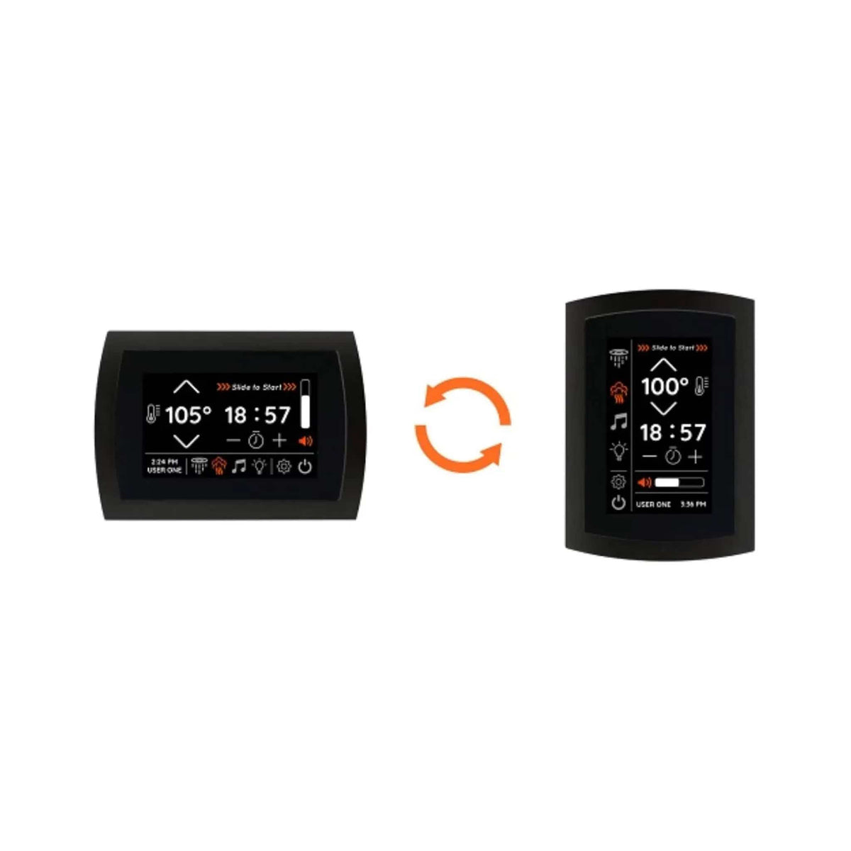 ThermaSol STC & HydroVive Total Wellness Package With Digital Shower Valve | Steam Shower | Bathroom Use | Bathroom