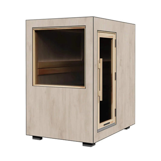 ThermaSol Solaris Fully-Assembled Outdoor Sauna Cabin | Outdoor Living Use | Everyday Use | Outdoor Living