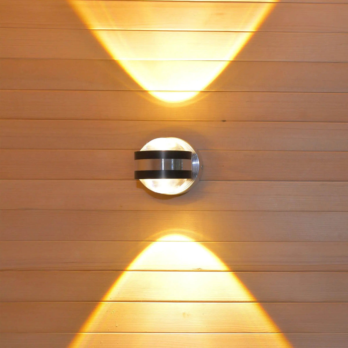 Alpine Premium 2-Person 3KW Hemlock Wood Sauna With LED Wall Light | 2-Person | 3 kW | Outdoor Living