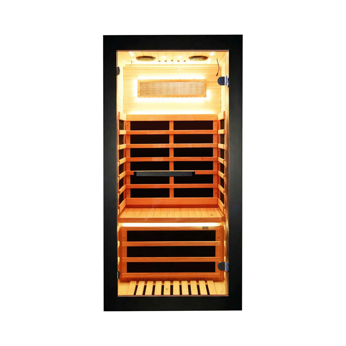 Solara Single-Person Chilean Pine Infrared Sauna Cabin | Outdoor Living Use | Everyday Use | Outdoor Living