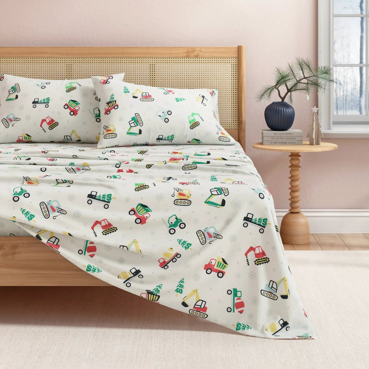 Turkish Cotton Christmas Flannel Sheet - Whittaker Collection from PriceLows™