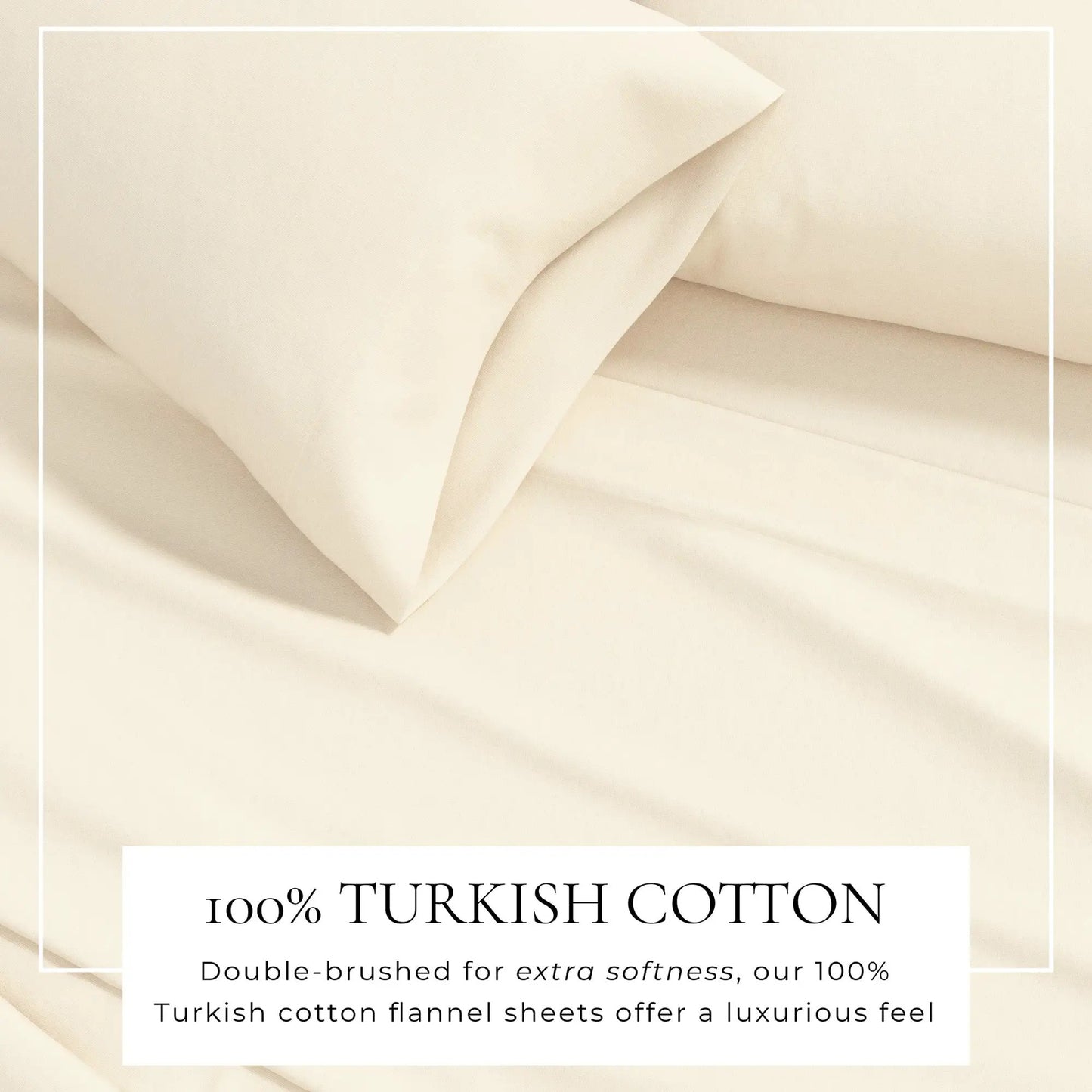 Cotton Solid Flannel Sheet - Nordic Collection from PriceLows™
