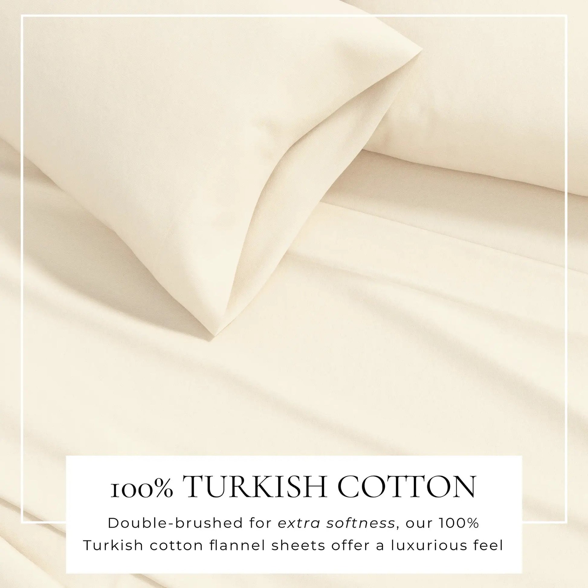 Cotton Solid Flannel Sheet - Nordic Collection from PriceLows™