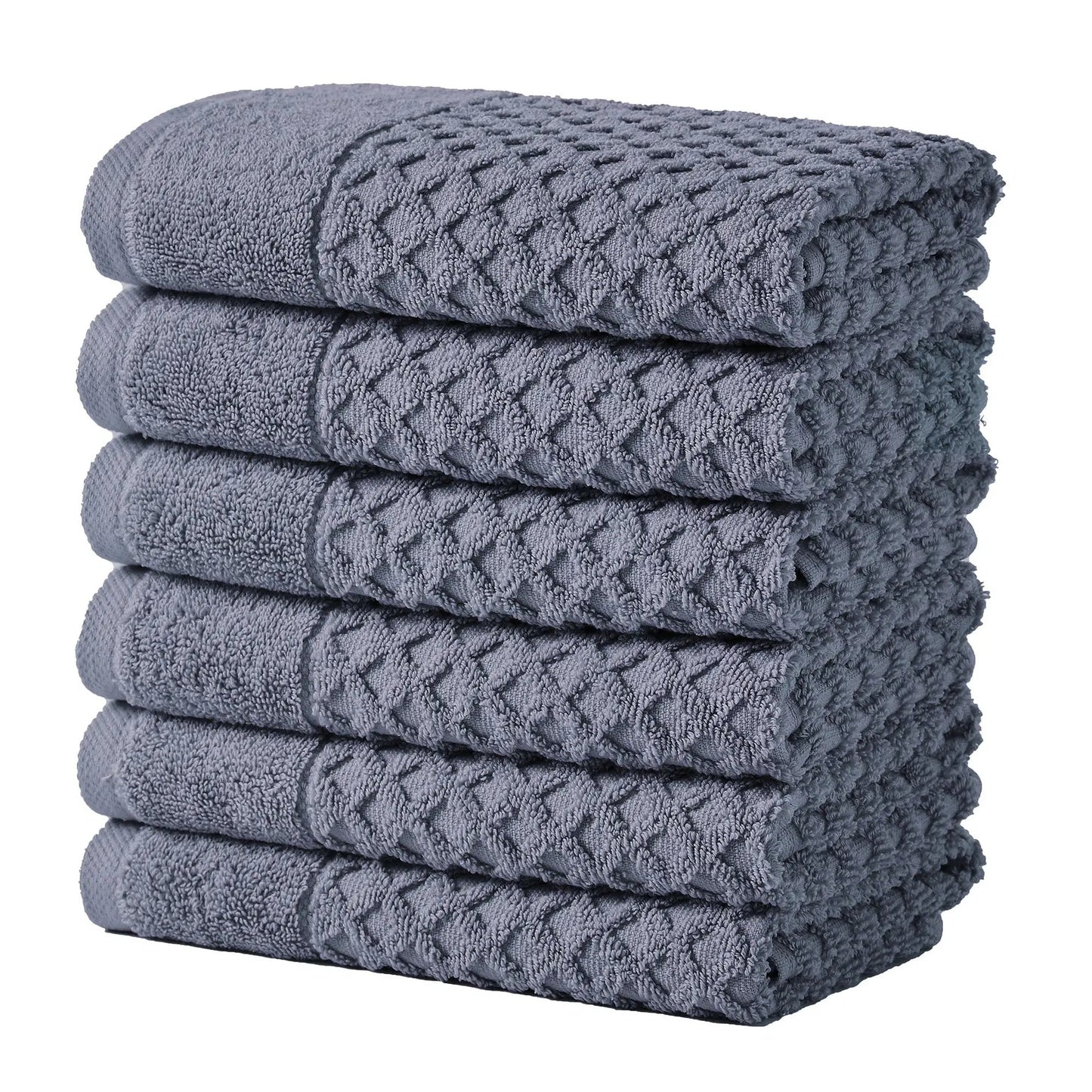 Cotton Diamond Waffle Weave Bath Towel Set - Grayson Collection from PriceLows™