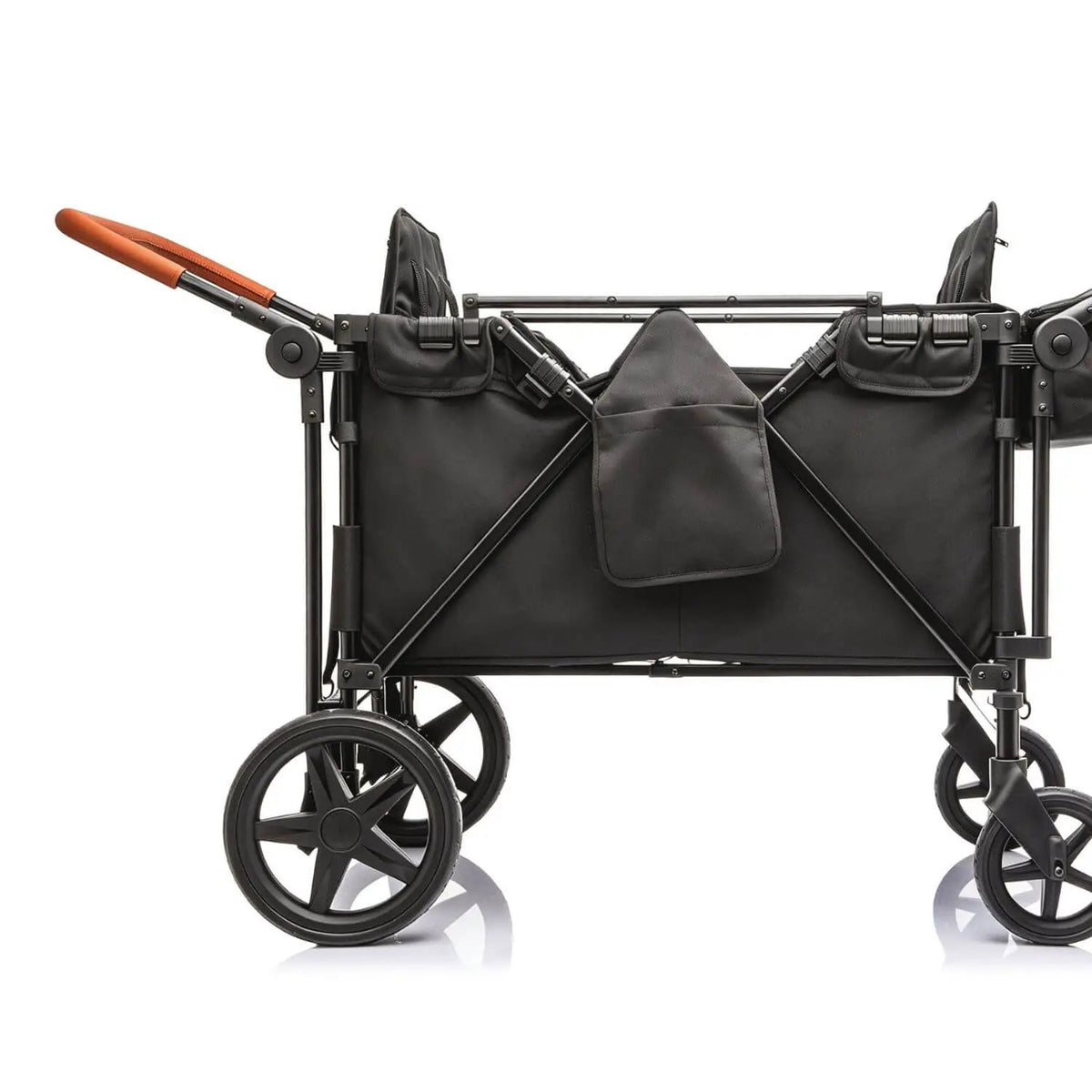 Wagon Stroller | 4 Seater | All Terrain | Heavy Duty Black Frame