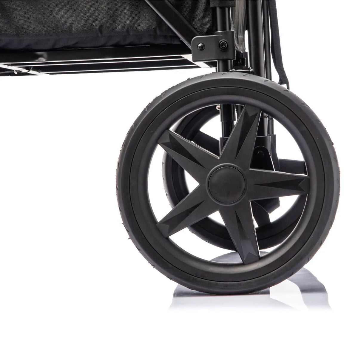Wagon Stroller | 4 Seater | All Terrain | Heavy Duty Black Frame