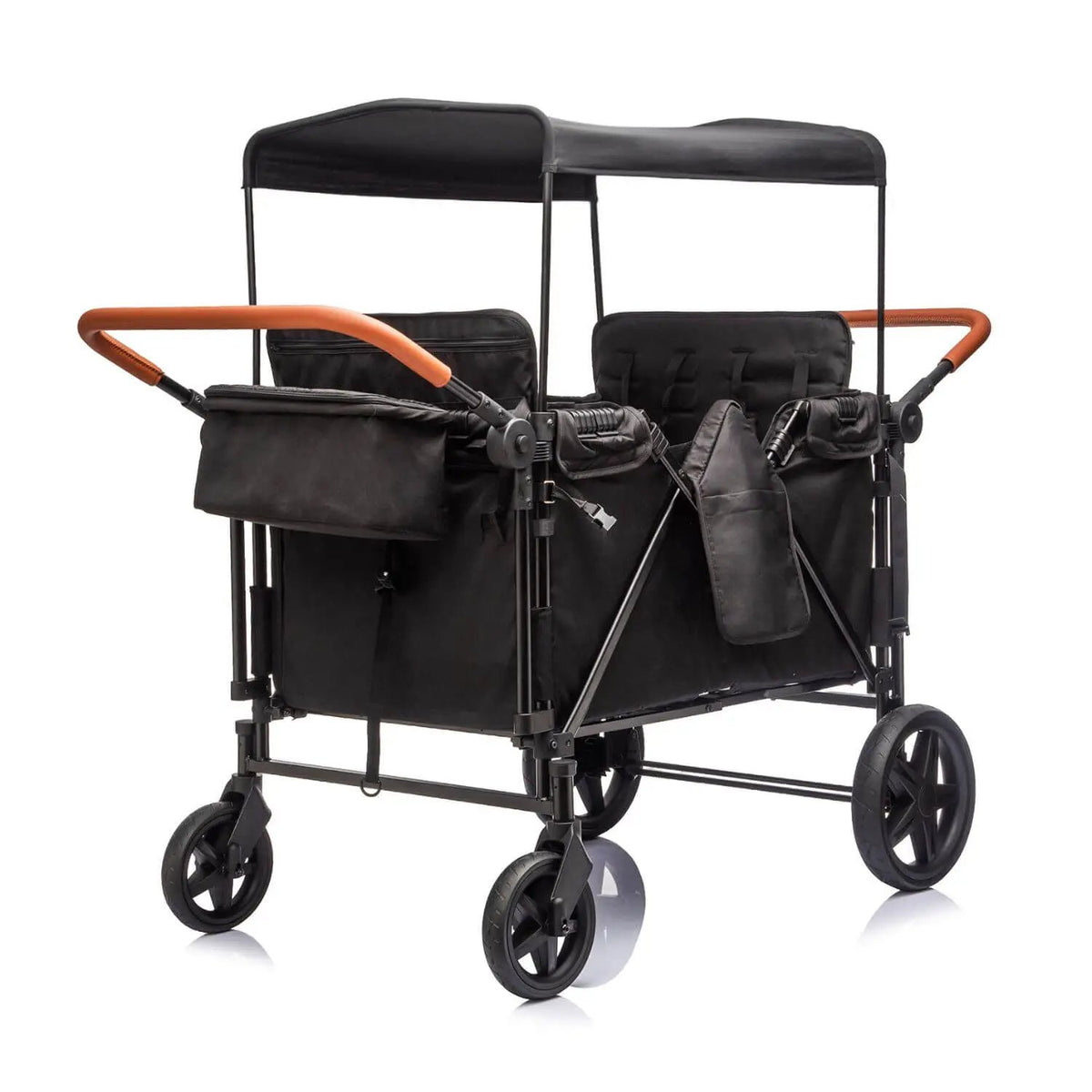 Wagon Stroller | 4 Seater | All Terrain | Heavy Duty Black Frame