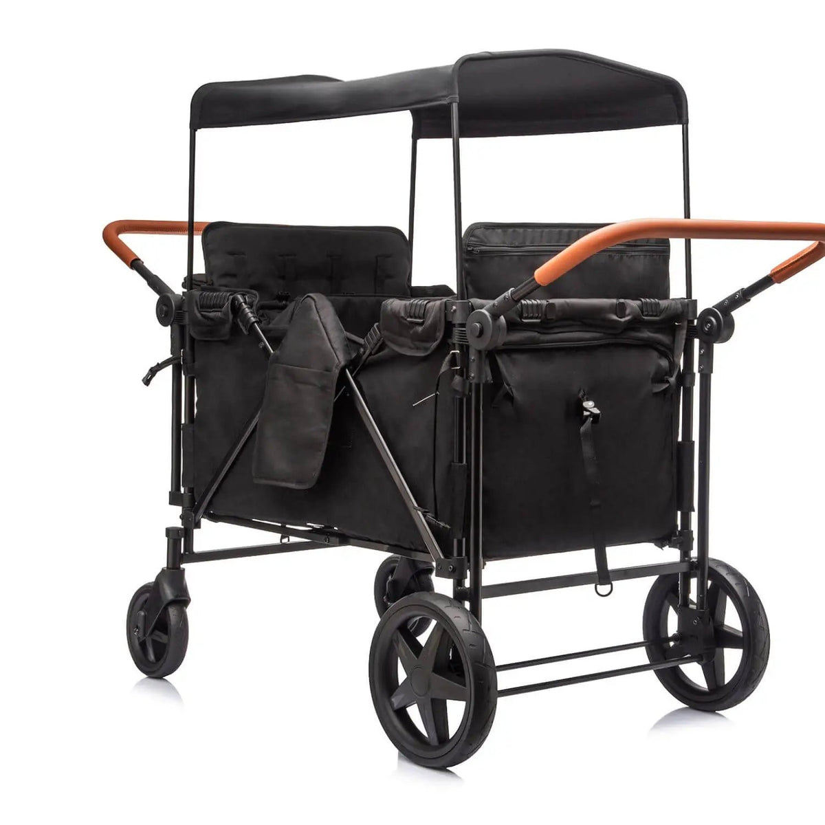 Wagon Stroller | 4 Seater | All Terrain | Heavy Duty Black Frame