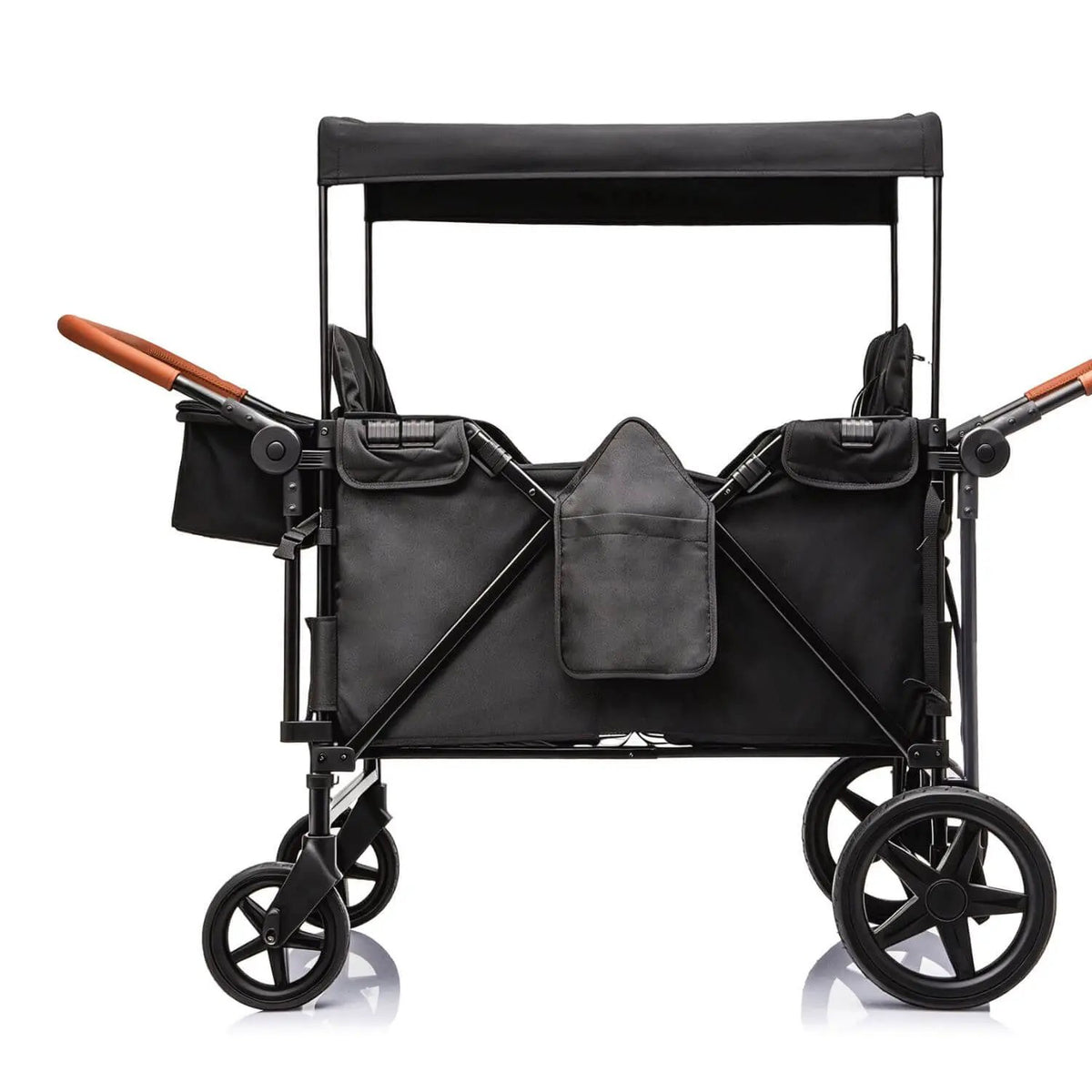 Wagon Stroller | 4 Seater | All Terrain | Heavy Duty Black Frame