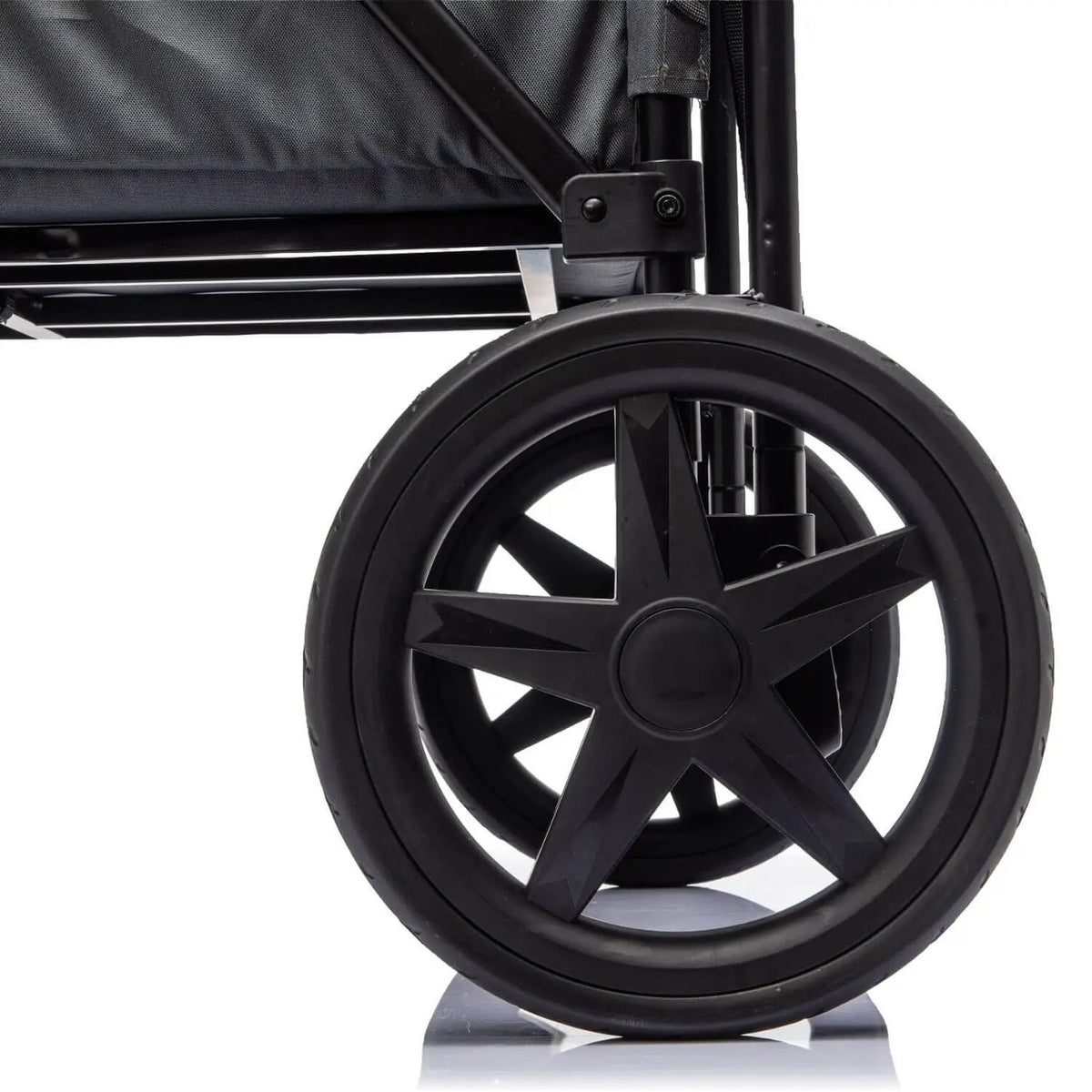 Wagon Stroller | 4-Seater Design | 212 Lb Capacity | Gray