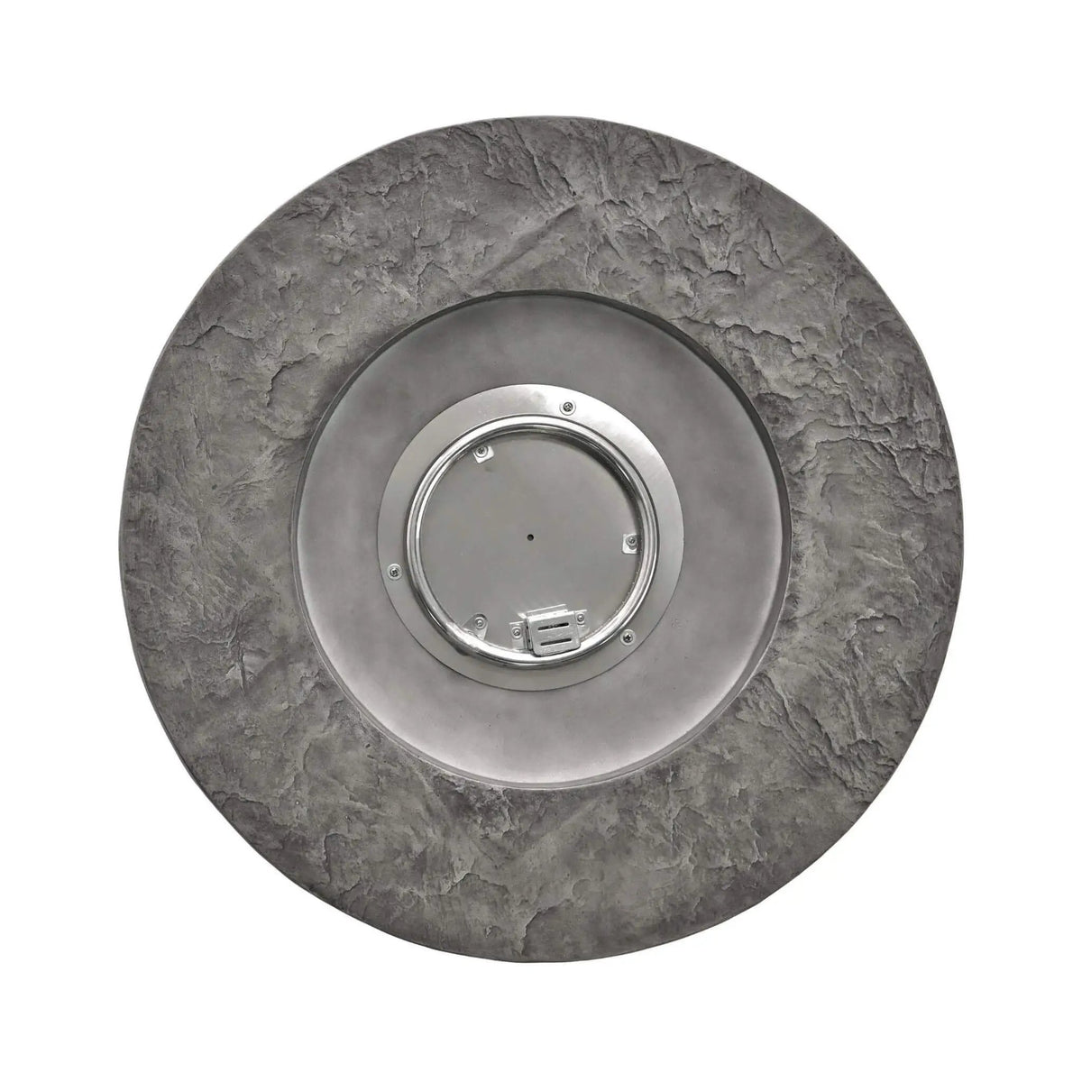 Concrete Propane Fire Pit Table | 32 Inch Round | Transitional Gray Finish | Rust-Resistant Materials