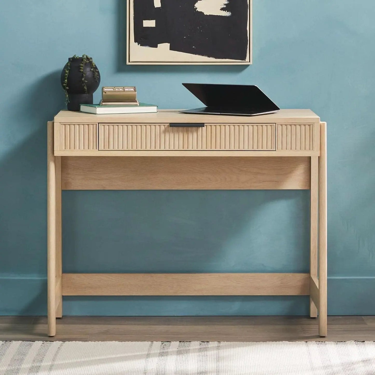 Transitional Lift-Top Desk With Storage And Adjustable Height from PriceLows™