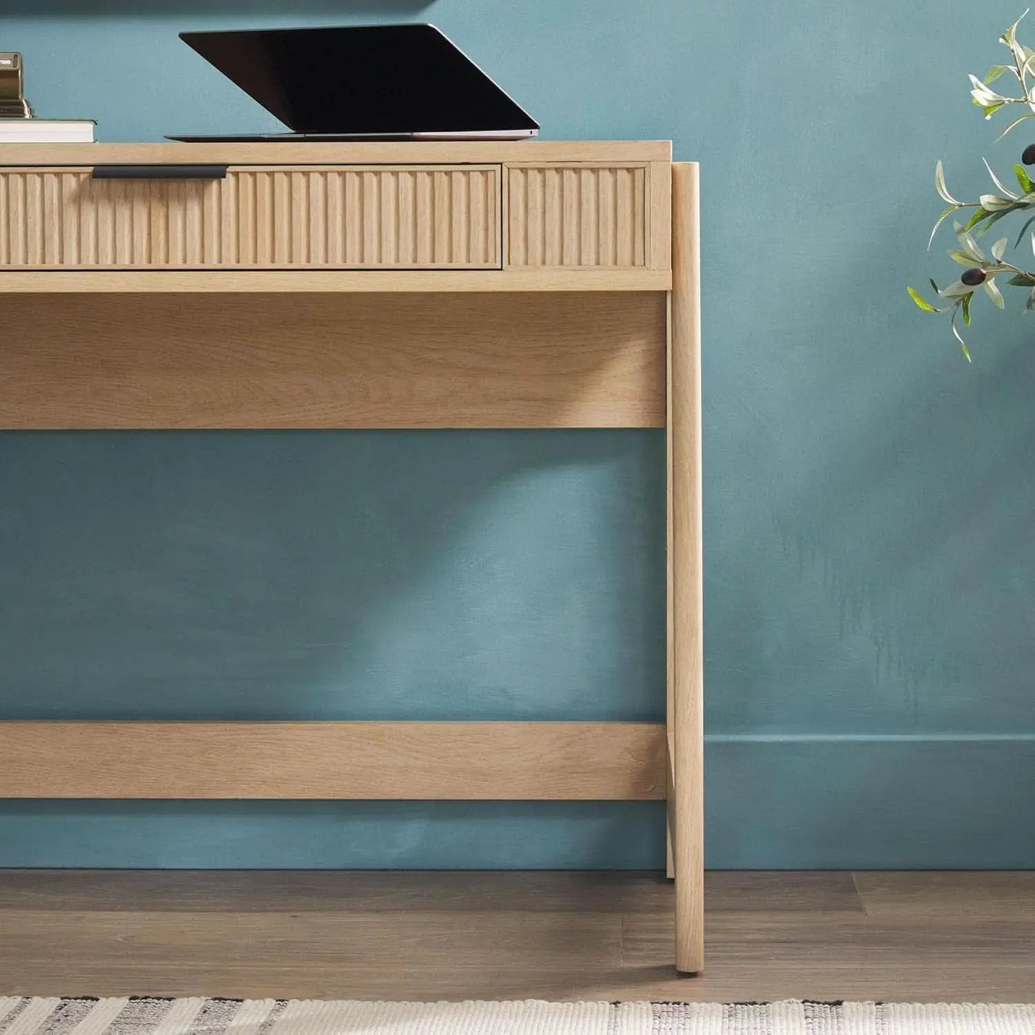 Transitional Lift-Top Desk With Storage And Adjustable Height from PriceLows™