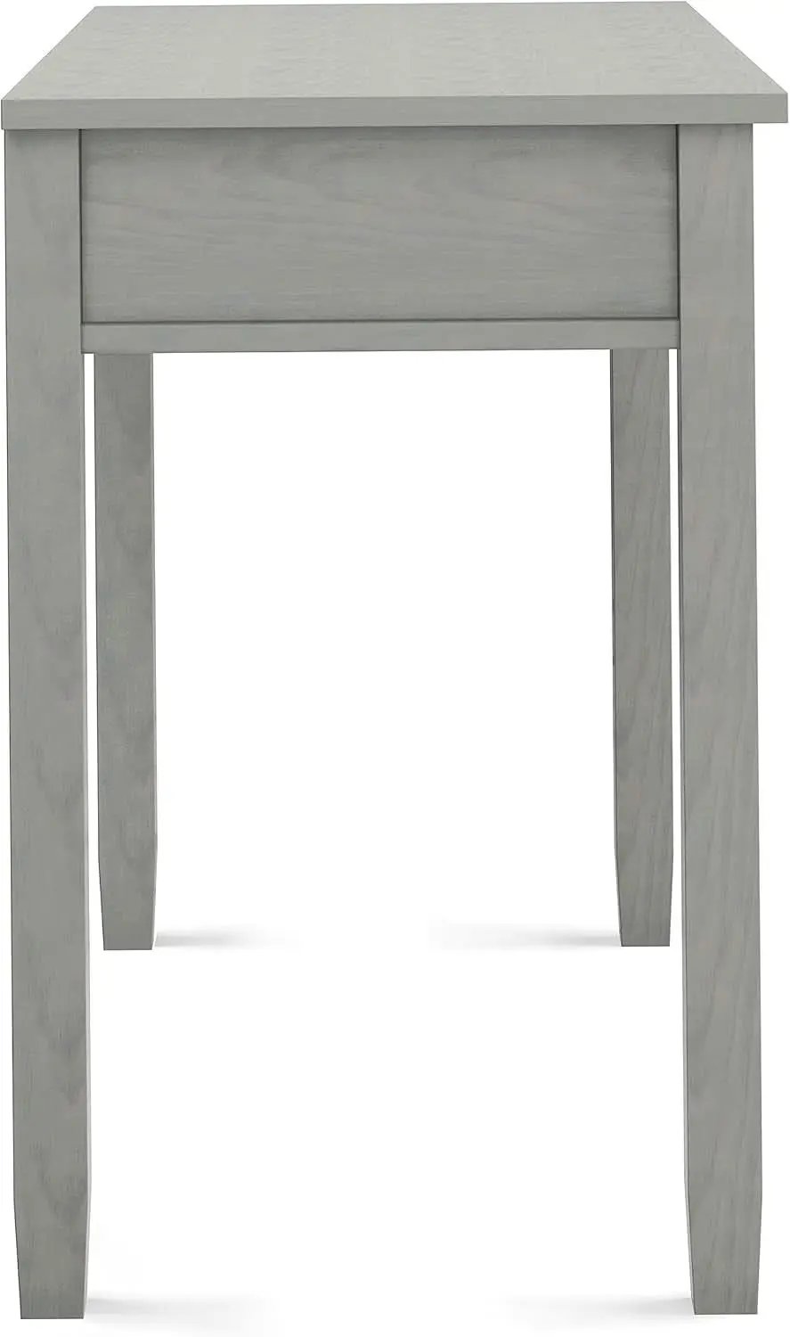 Transitional Solid Wood Writing Desk with Key Features from PriceLows™
