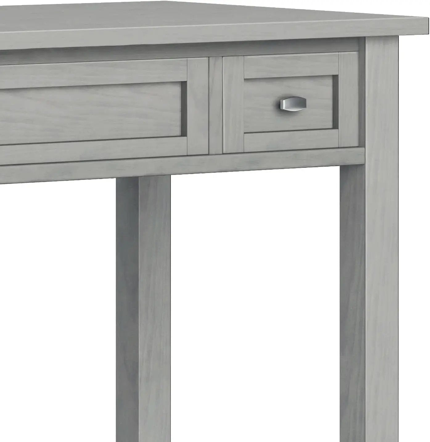 Transitional Solid Wood Writing Desk with Key Features from PriceLows™