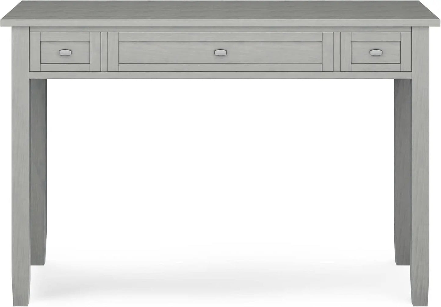 Transitional Solid Wood Writing Desk with Key Features from PriceLows™