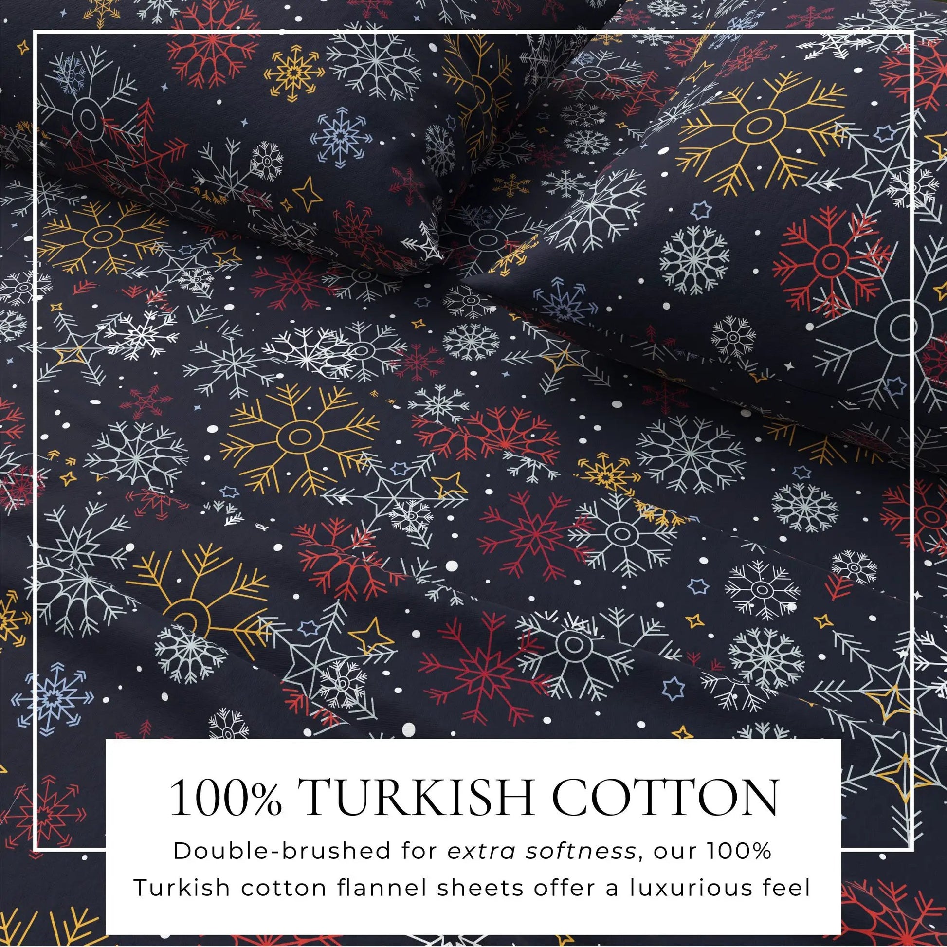 Turkish Cotton Flannel Sheet - Lakeview Collection from PriceLows™