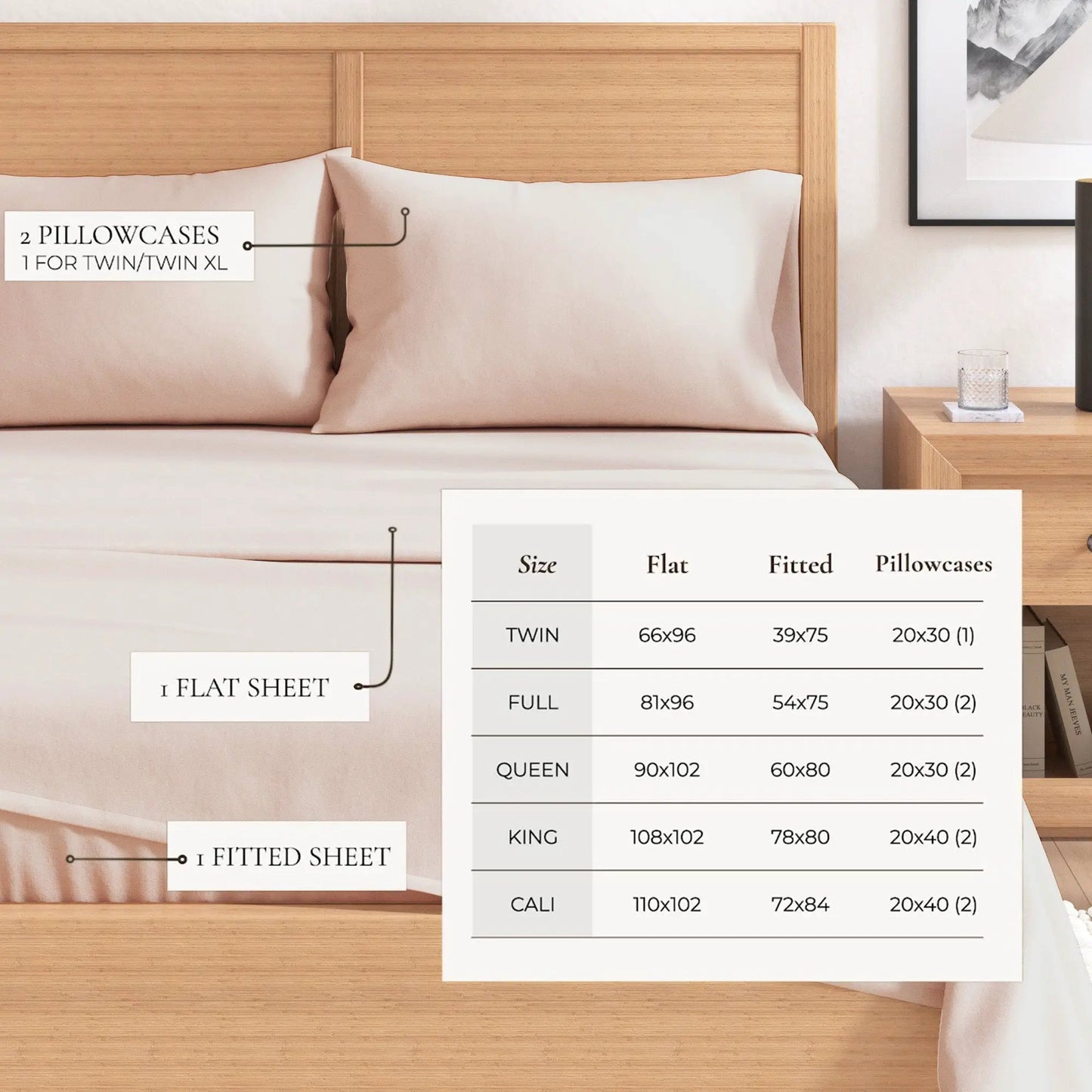 Cotton Solid Flannel Sheet - Nordic Collection from PriceLows™